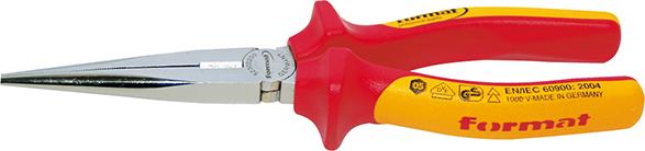 Format Storchschnabelzange VDE gerade 200mm Format Storchschnabelzange VDE gerade 200mm