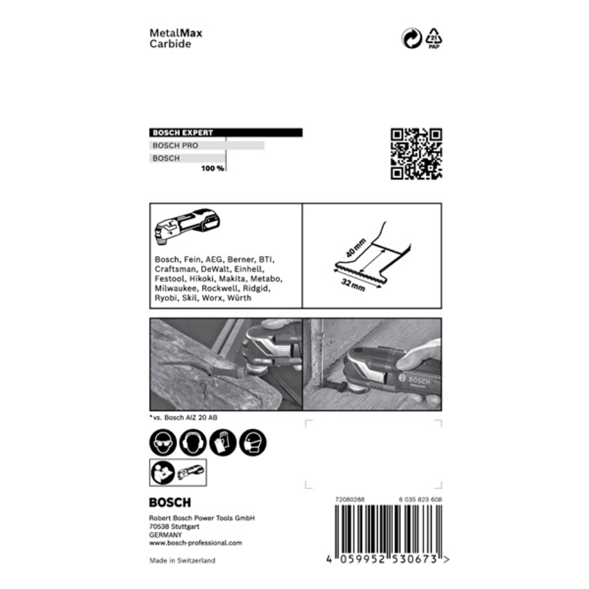 EXPERT MetalMax AIZ 32 AIT, Starlock-Aufnahme, 40 x 32 mm, 5 Stück