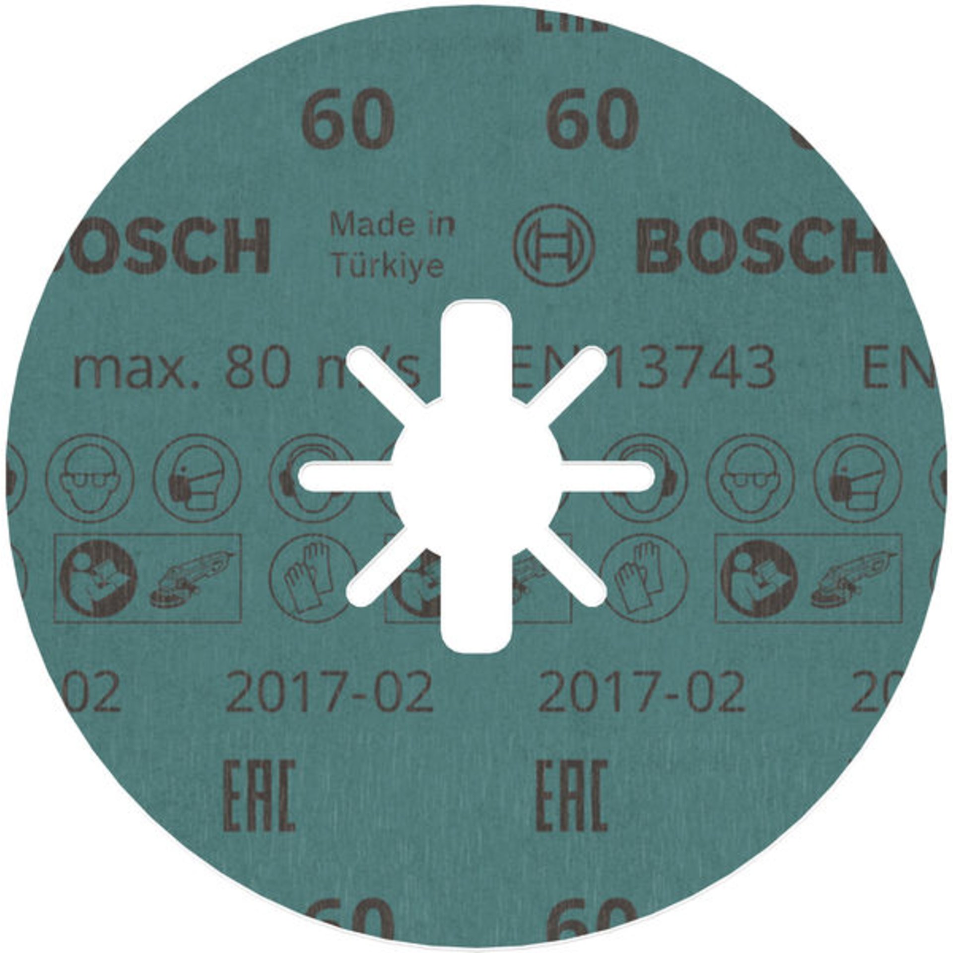 PRO R780 X-Lock Fiberscheibe, 125 mm, K60