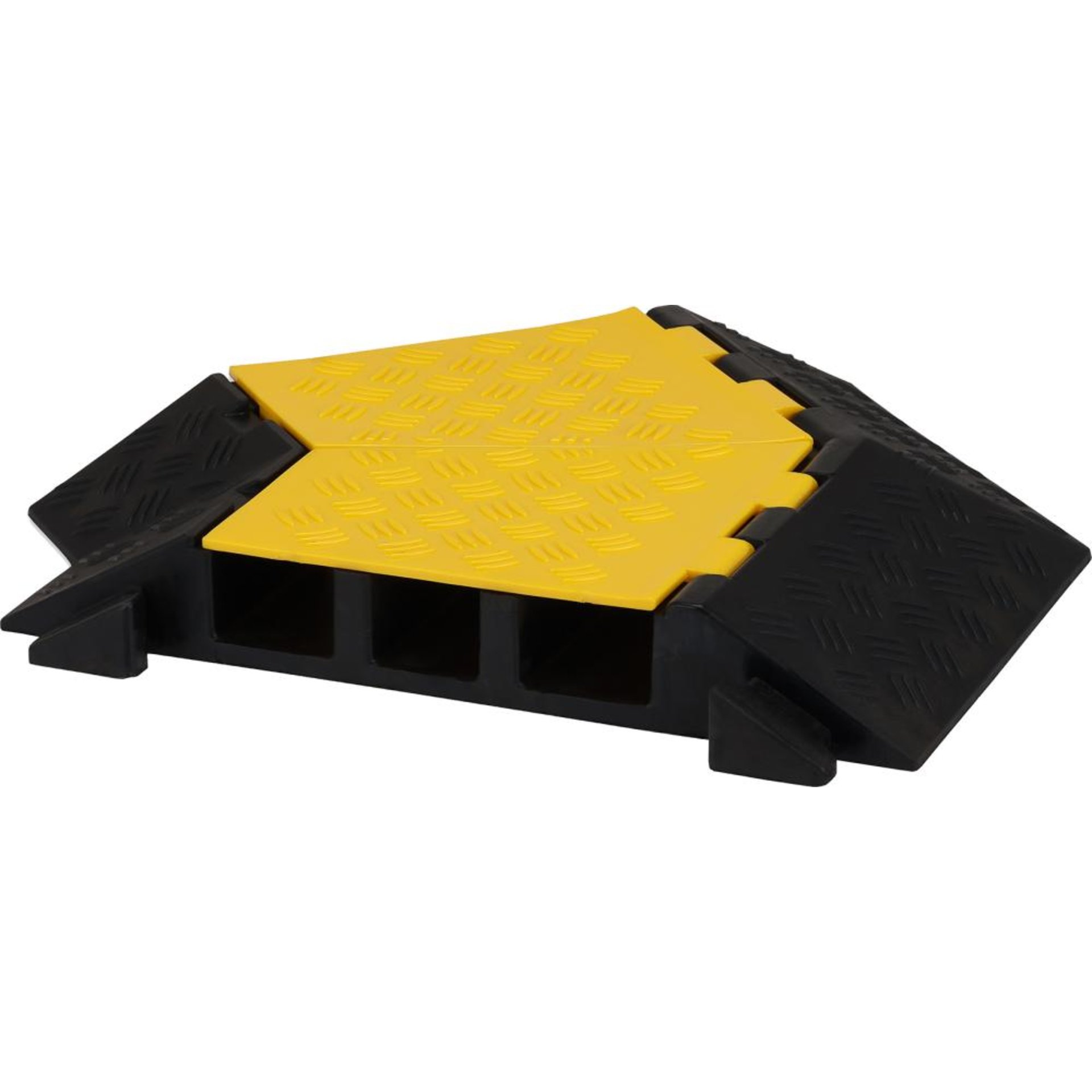Bodenprofilbarriere Mike L1300xH140xD140 mm gelb