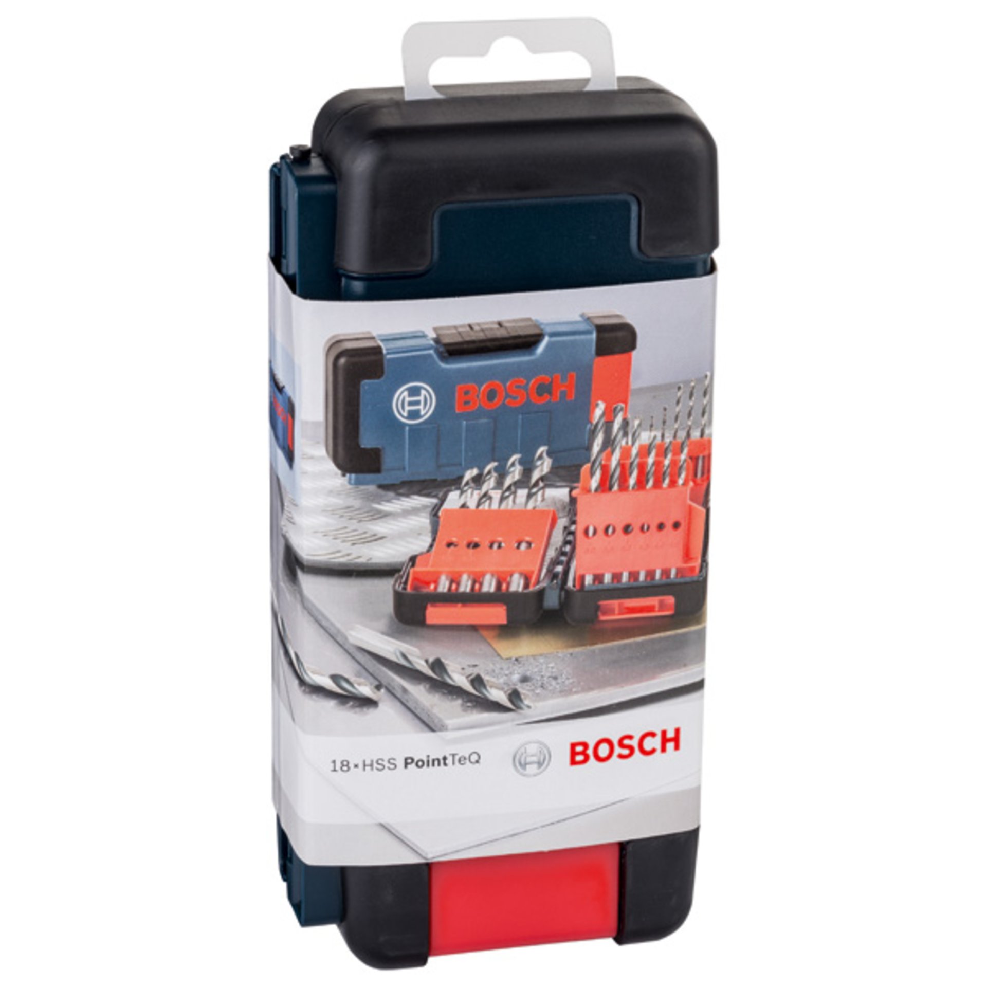 HSS-Spiralbohrer-Set, PointTeQ, 18-tlg., ToughBox, 1-10 mm