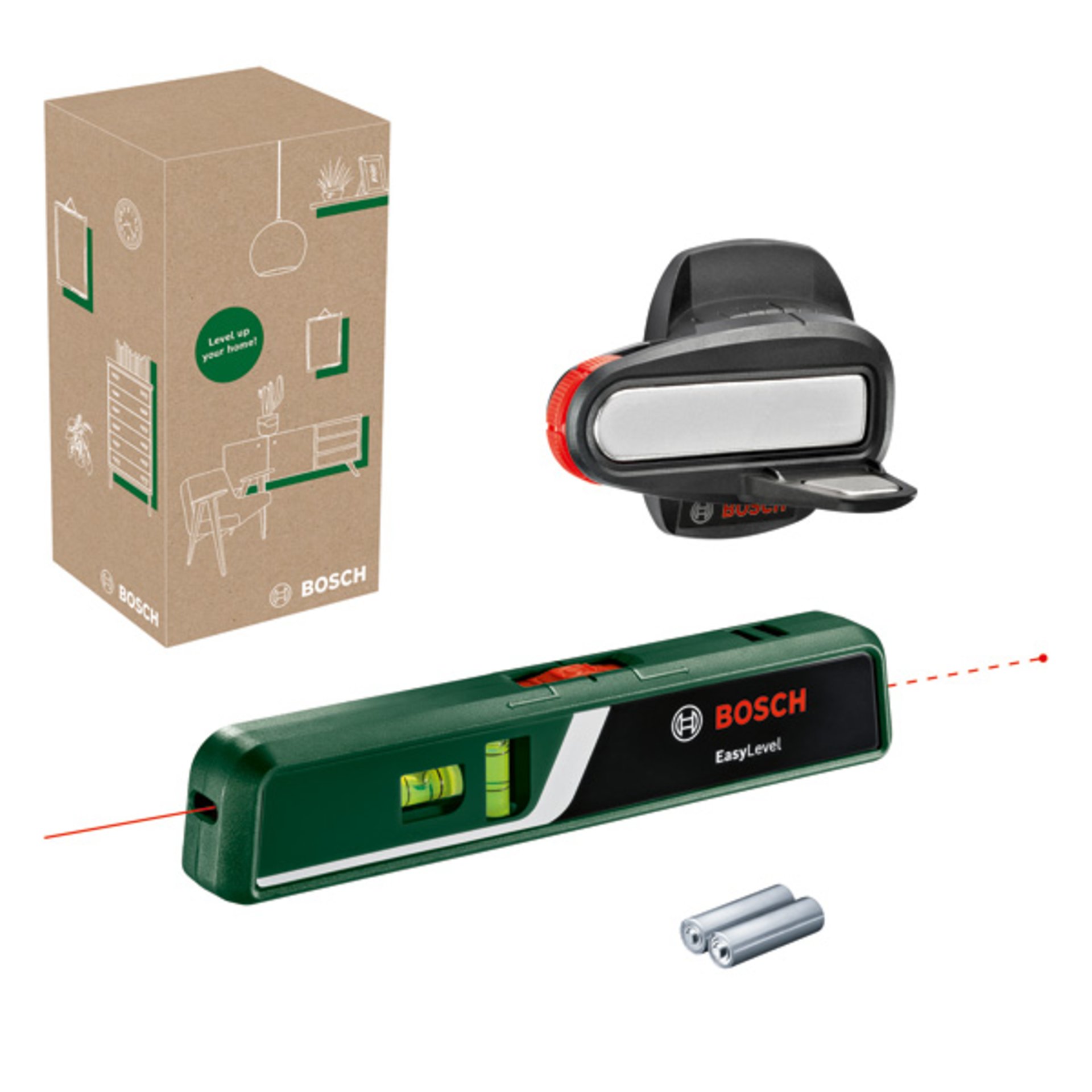 Laser-Wasserwaage EasyLevel, eCommerce-Karton