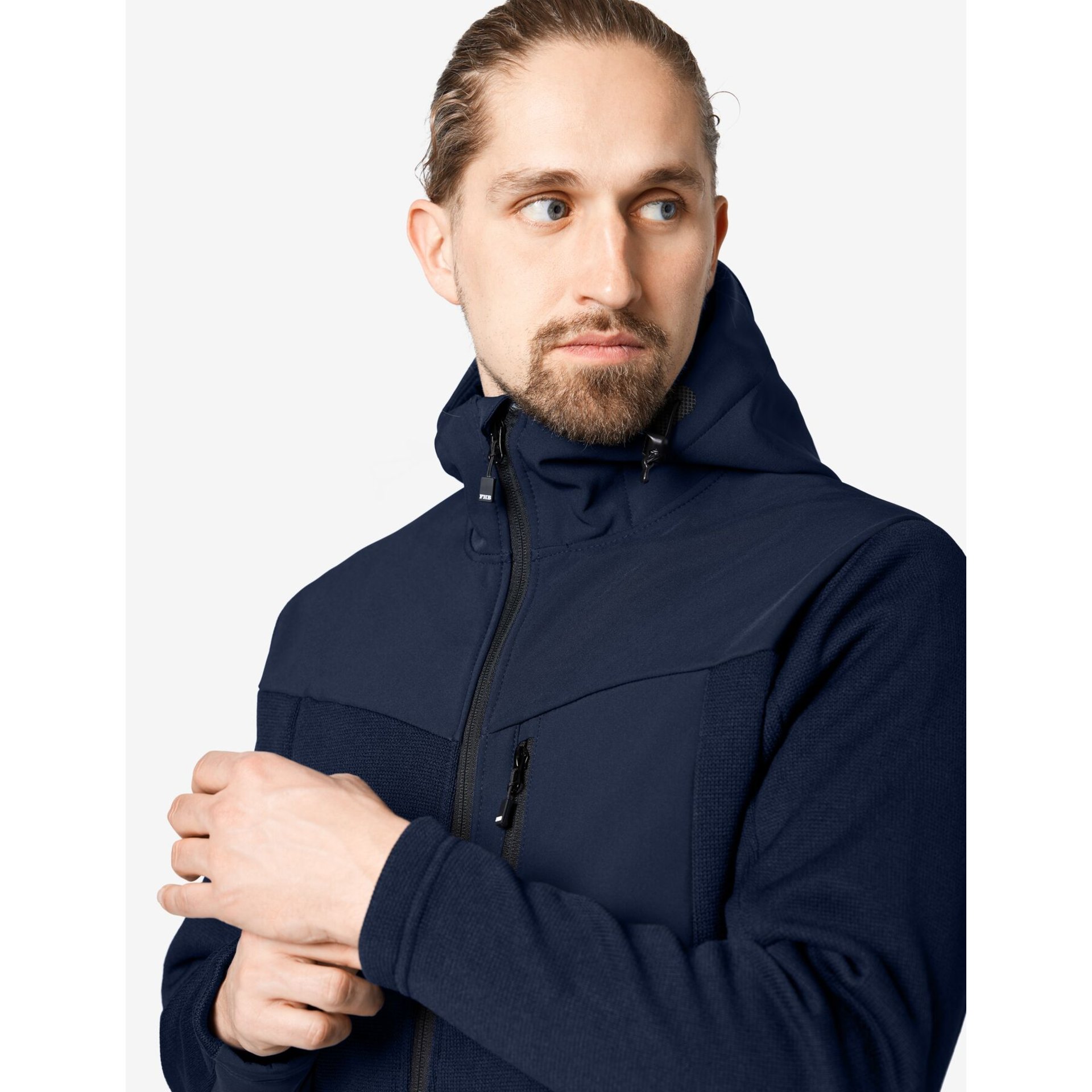 MAXIMILIAN Hybrid-Softshell Jacke marine L