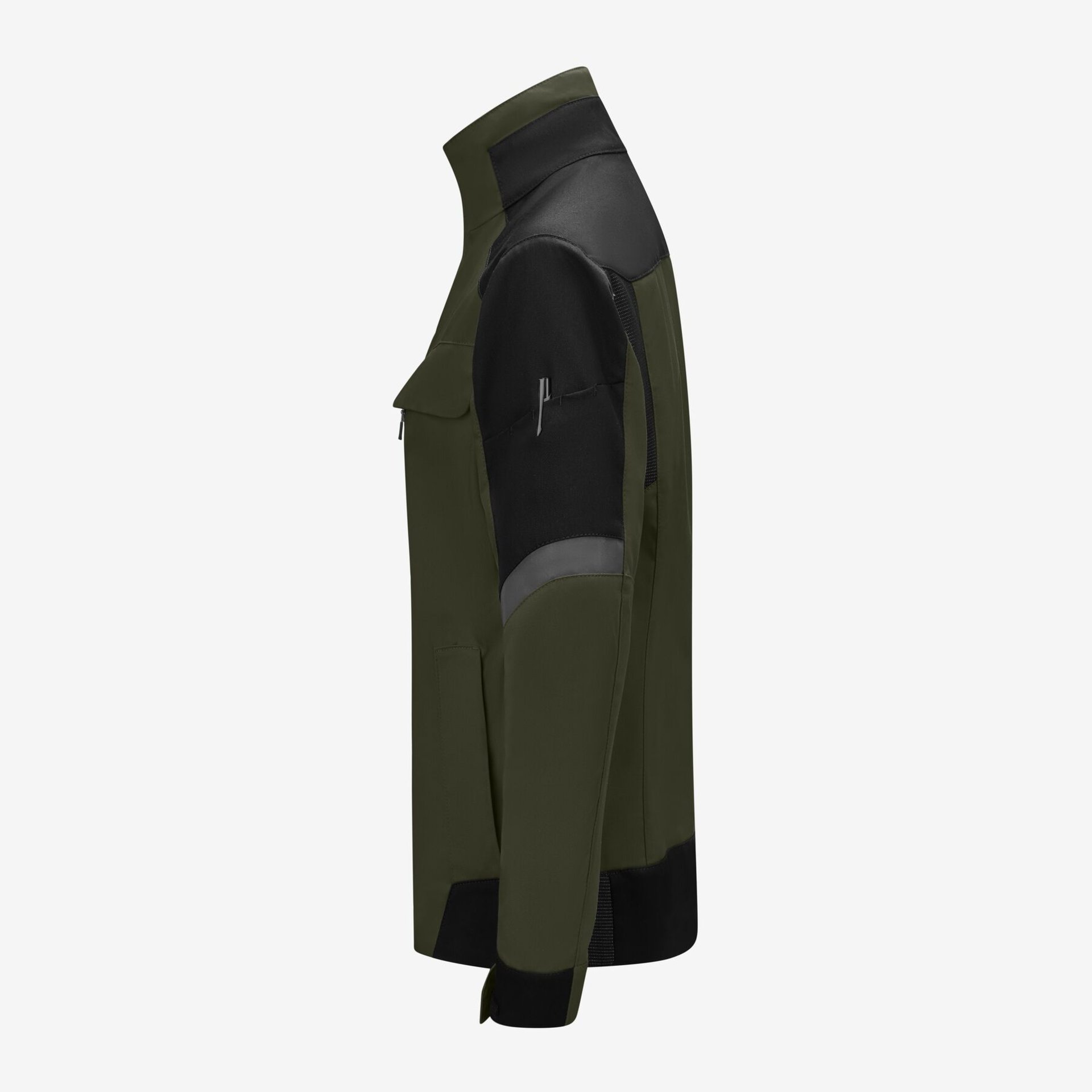 ANDREA Arbeitsjacke Damen oliv-schwarz XL