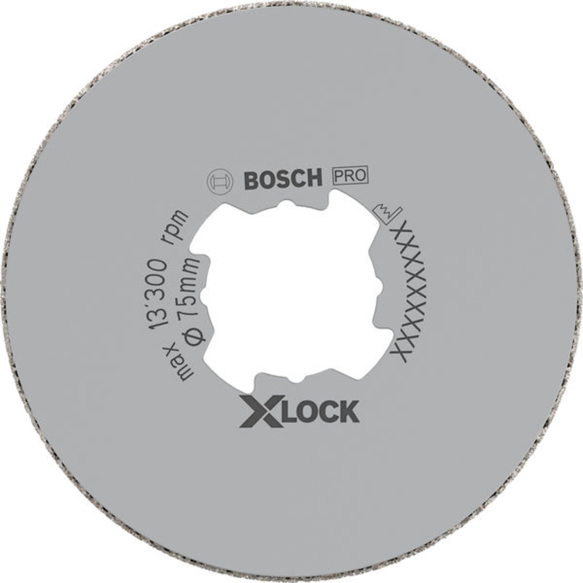 PRO Ceramic dry Trockenbohrkrone, 75 x 35 mm, X-Lock