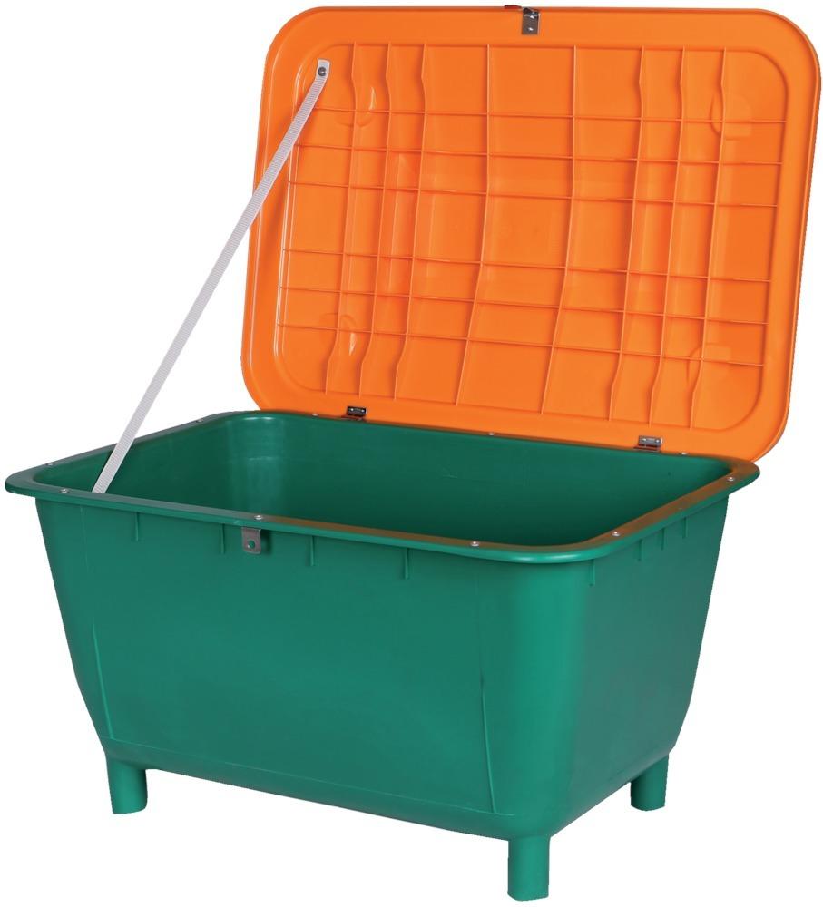 Streugutbehälter 220 L eckig o. Entnahmerutsche Streugutbehälter 220 L eckig o. Entnahmerutsche