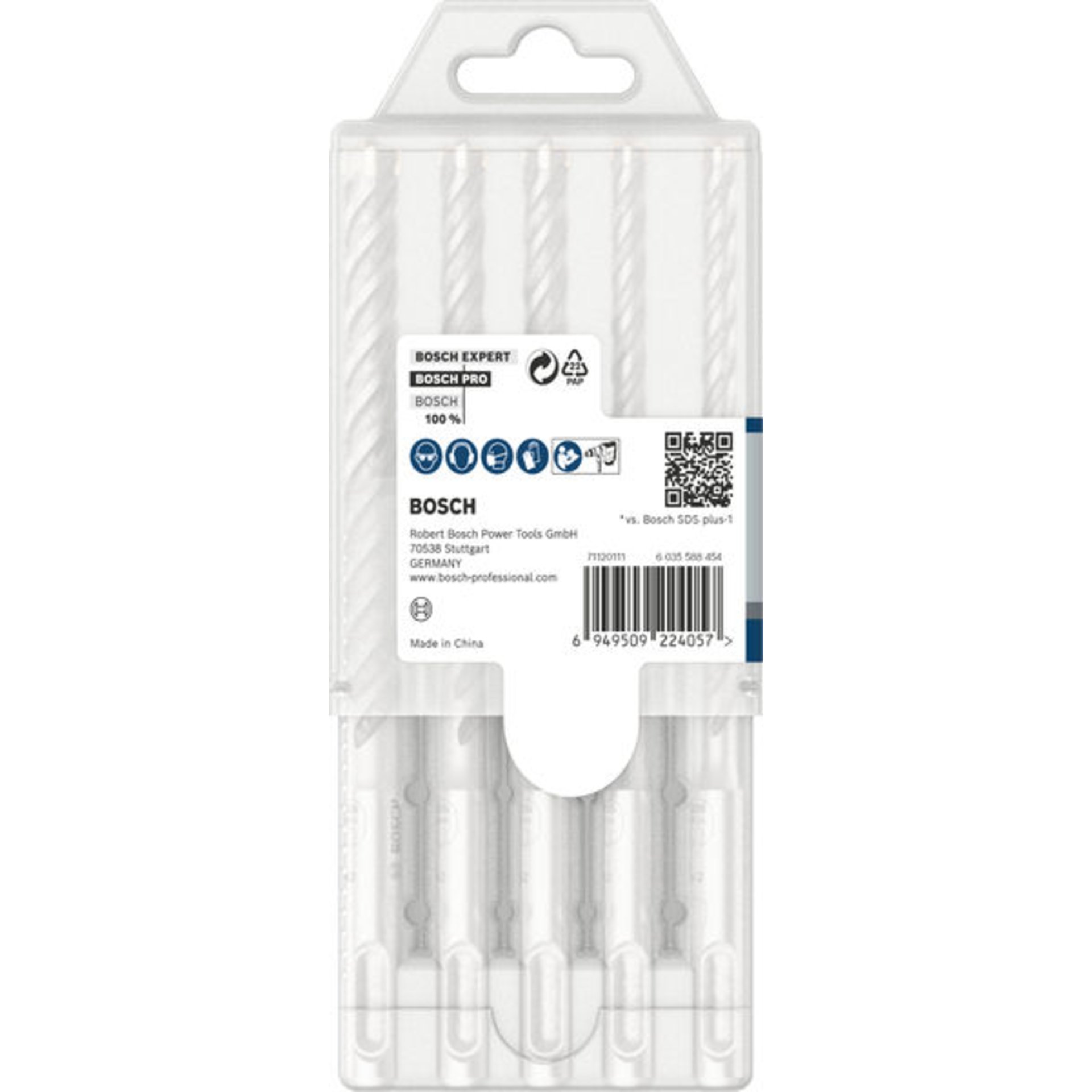 PRO SDS plus-5X Hammerbohrer-Set, 6/6/8/8/10 mm, 5-tlg.