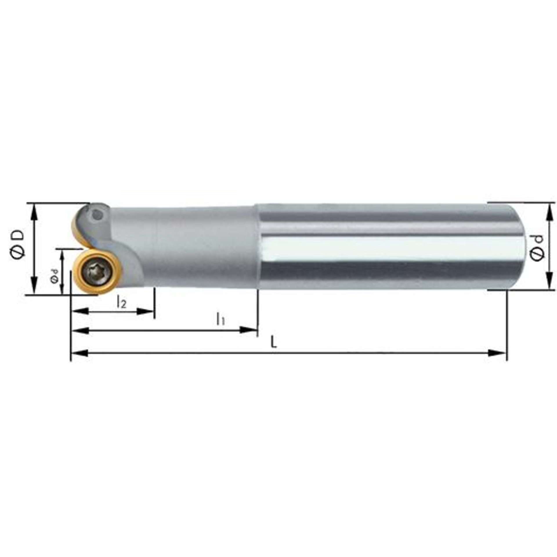 Kopierfräser zylindrisch D20mm Z2 110mm lang für RD.1003 FORMAT