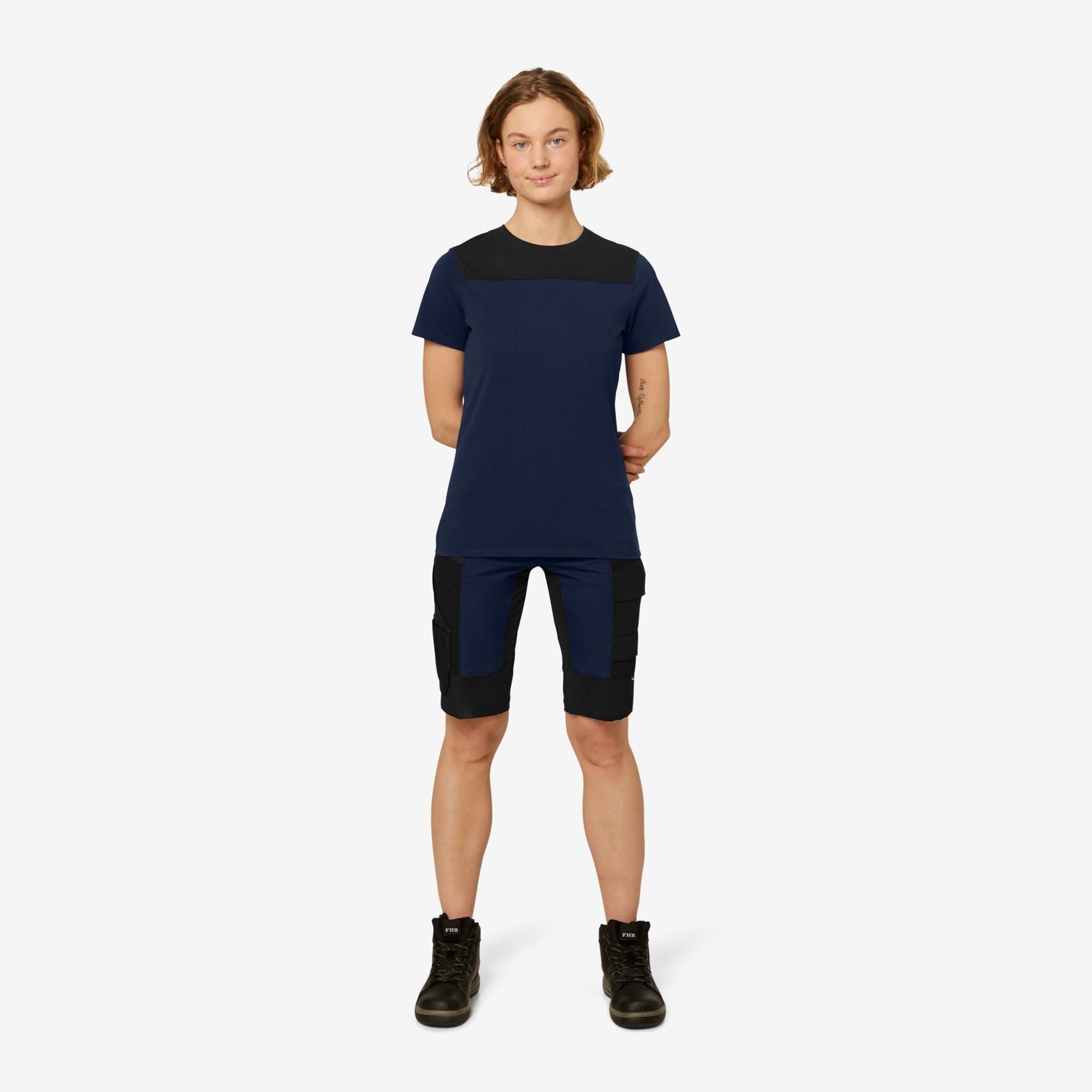 KIRA T-Shirt Damen marine-schwarz S