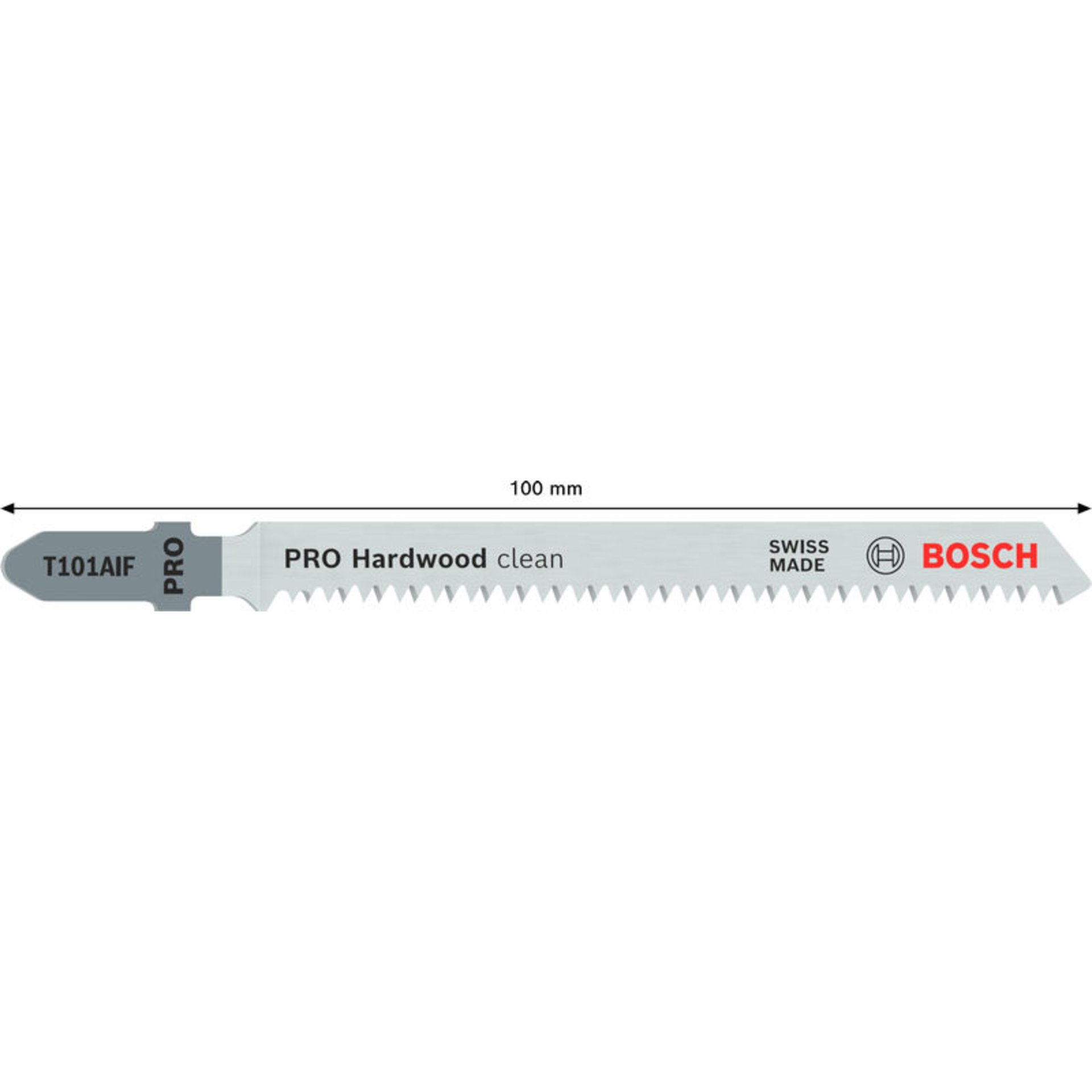 PRO Hardwood clean T101AIF Stichsägeblatt, 100 mm, 3-tlg.