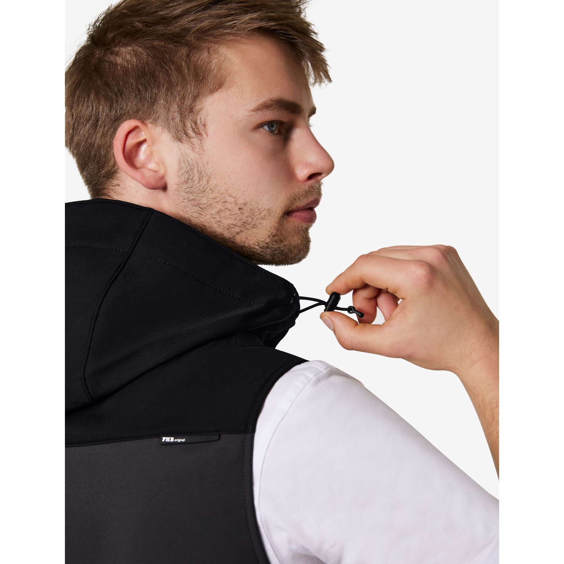 JUSTUS Softshell Weste anthrazit-schwarz 2XL