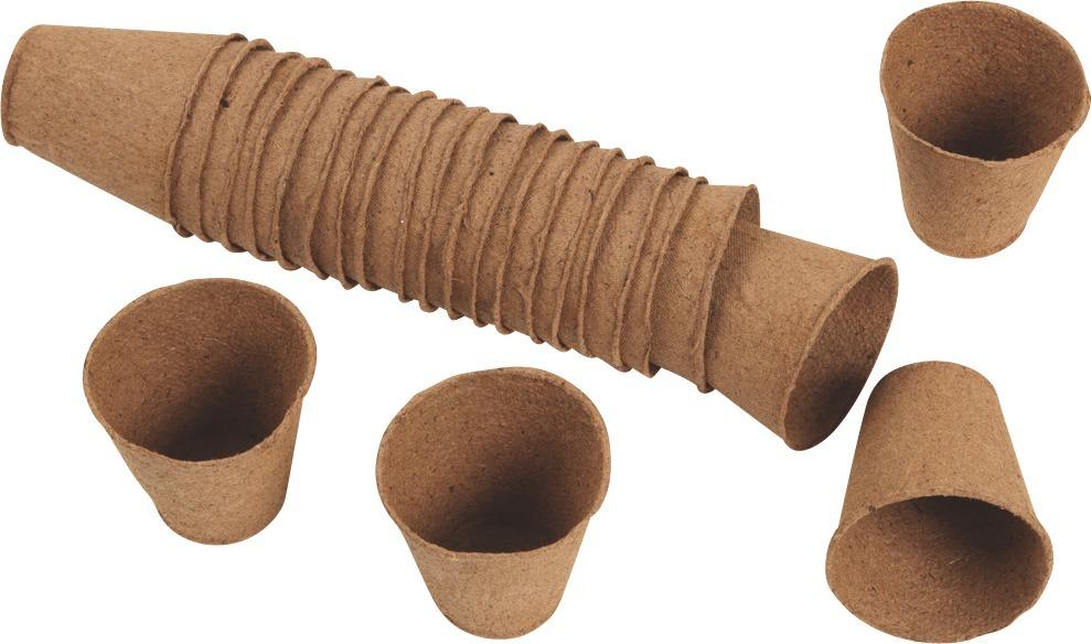 Anzuchttöpfe, rund, 6 cm, 24 St. Anzuchttöpfe, rund, 6 cm, 24 St.