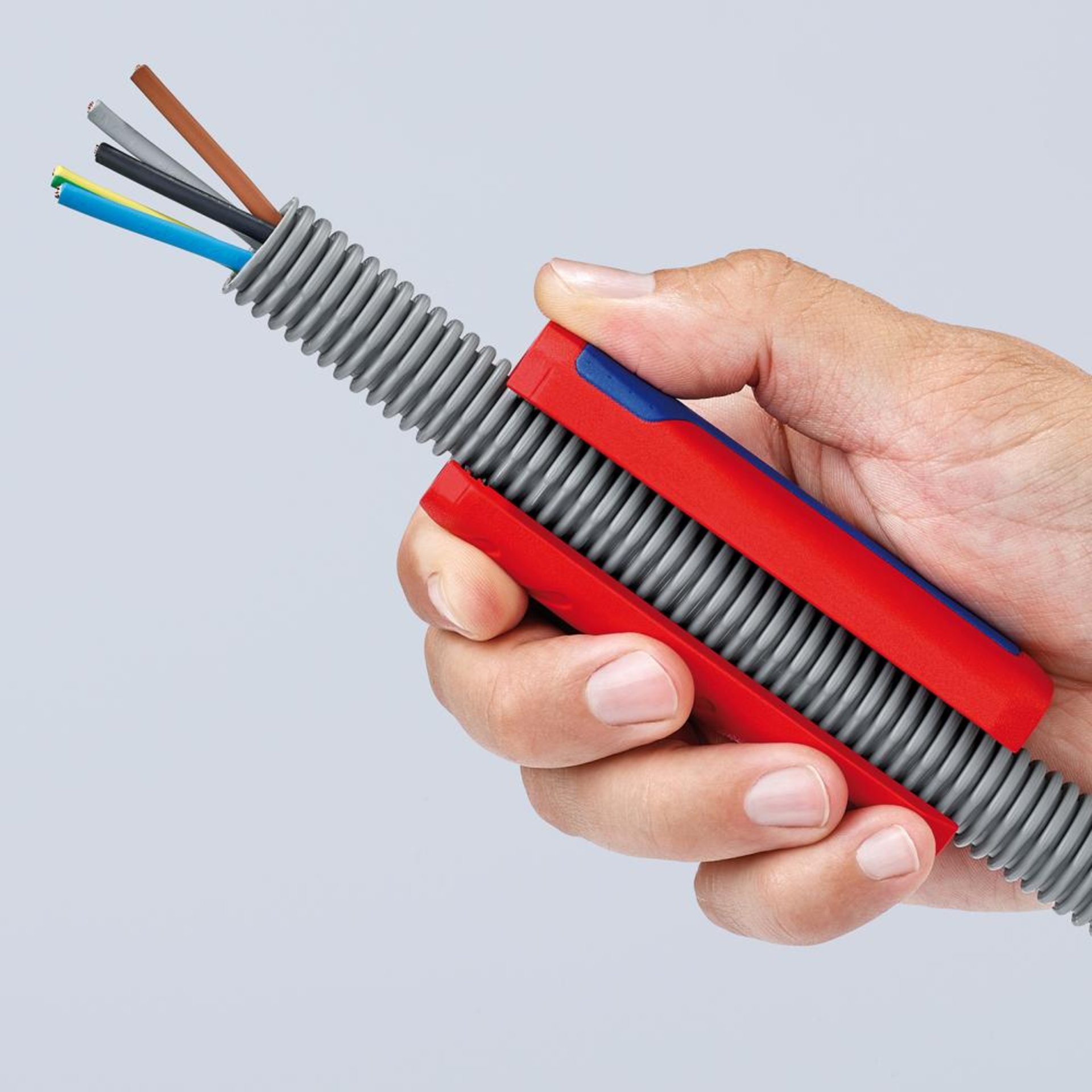 Wellenrohrschn. TwistCut m.Abisoliermesser Knipex