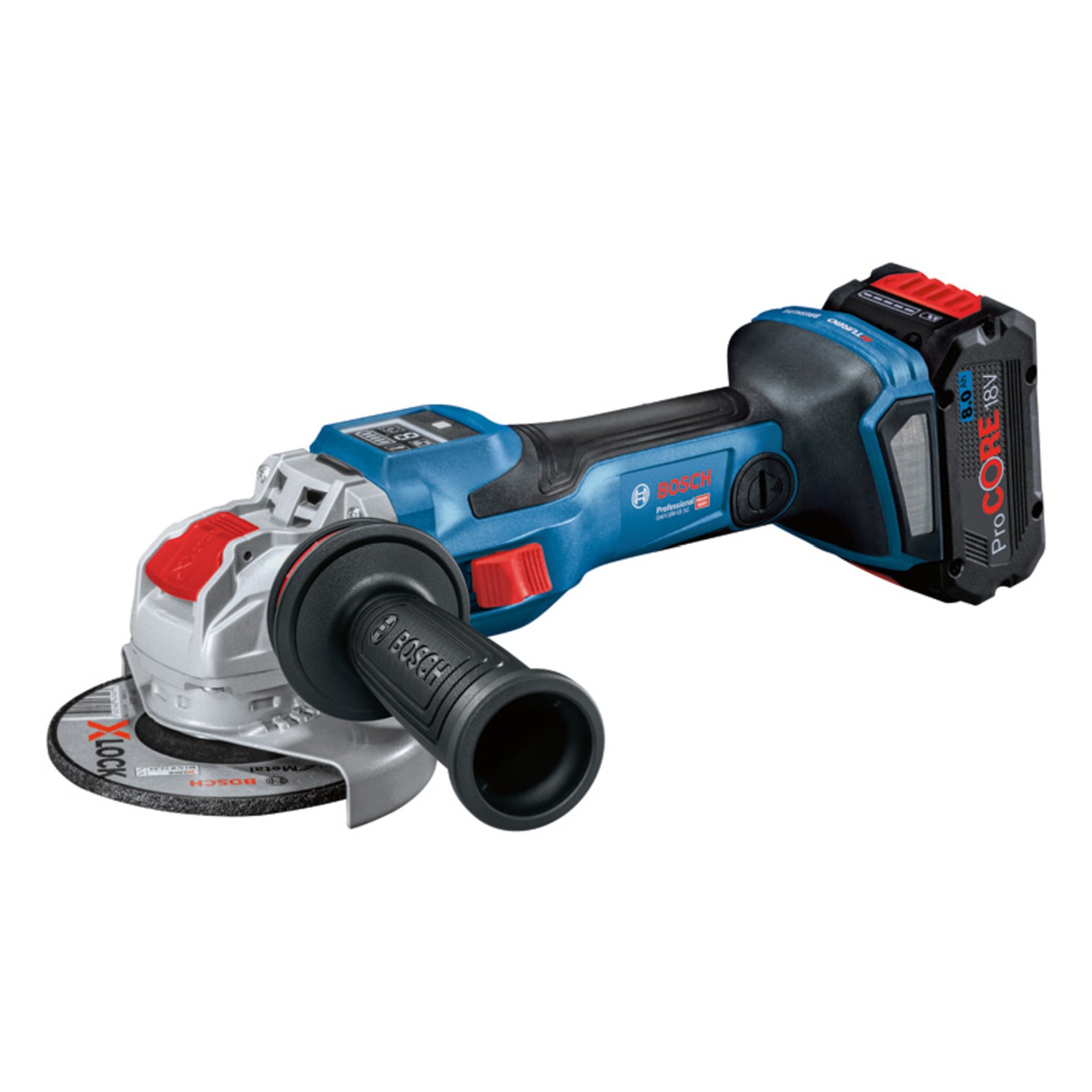 Akku-Winkelschleifer BITURBO mit X-LOCK GWX 18V-15 SC in L-BOXX