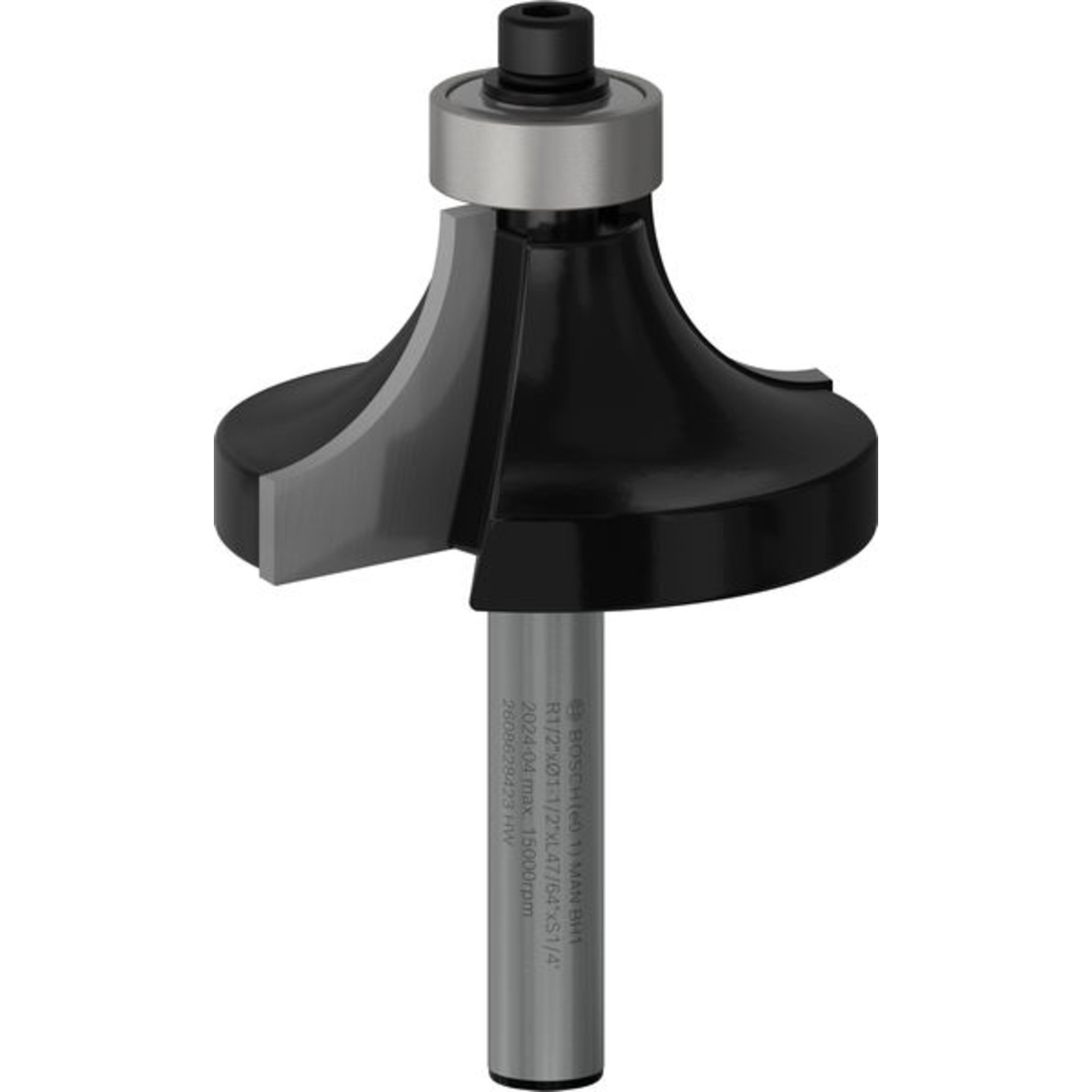 PRO Abrundfräser, R 1/2", Schaft 1/4"