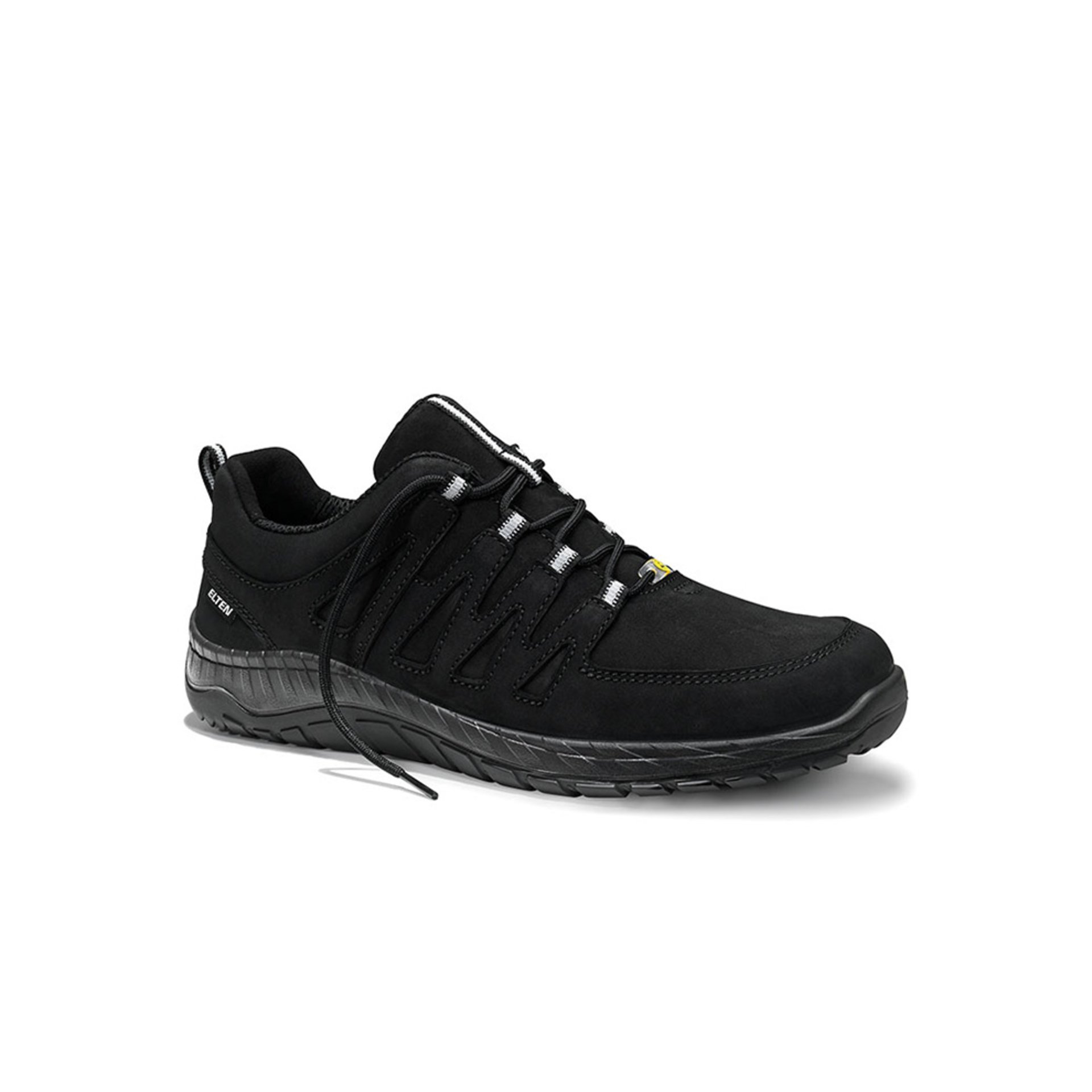 Berufshalbschuh MADDOX black leather Low ESD O2, Gr. 36