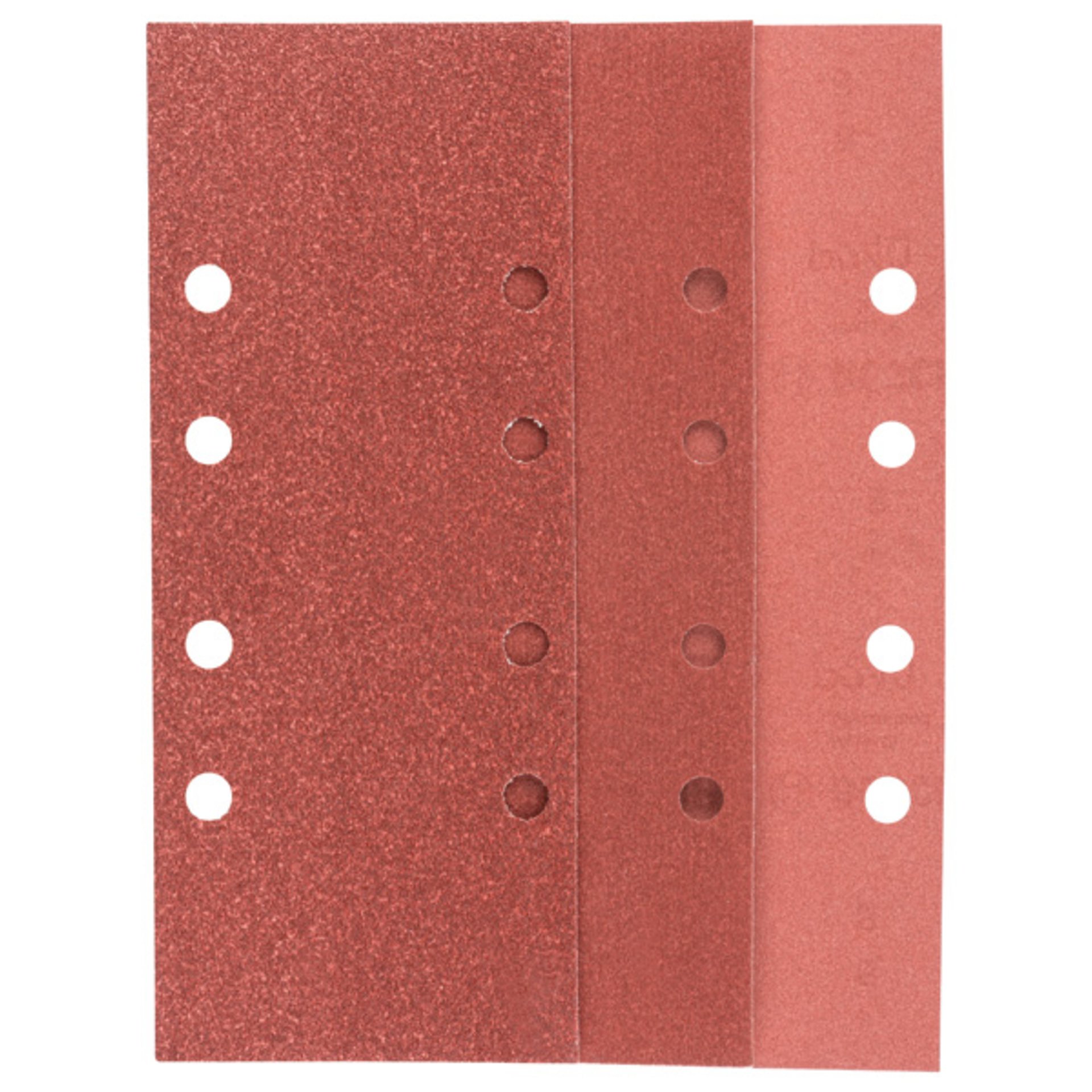 Schleifblatt-Set für Schwingschleifer, 25-teilig, 8 Löcher, 93 x 230 mm, 60-240