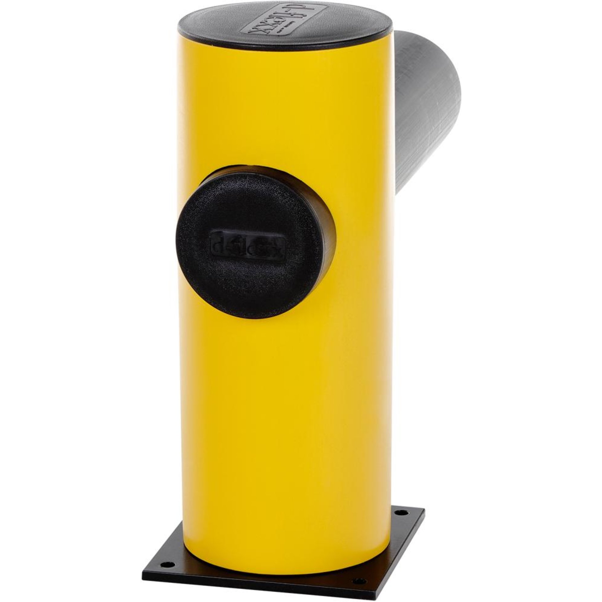 Endpfosten für Barriere Charlie H500xB619xD200 mm schwarz/gelb