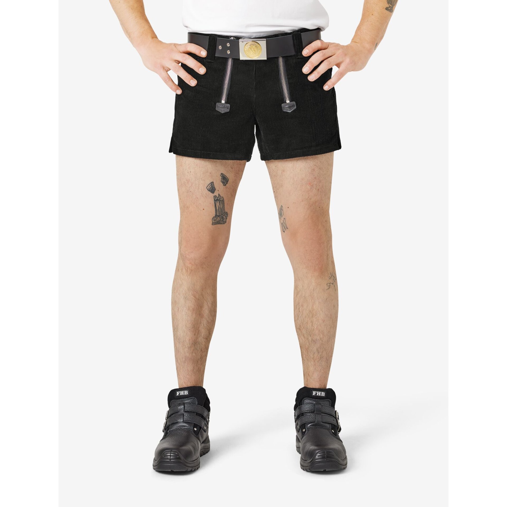 FERDINAND Zunft-Shorts extra kurz schwarz 54