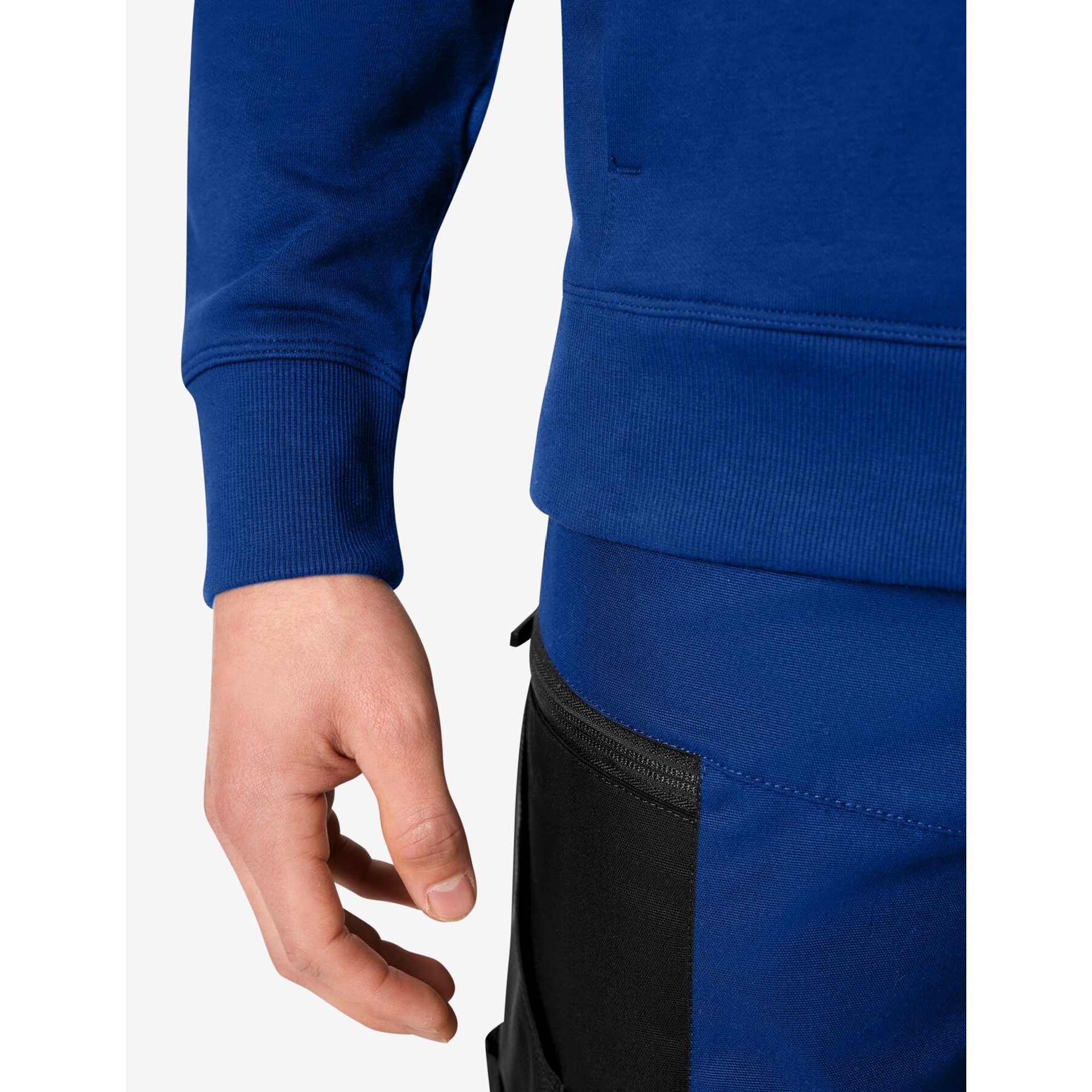 QUENTIN Hoodie-Jacke unisex royalblau XS