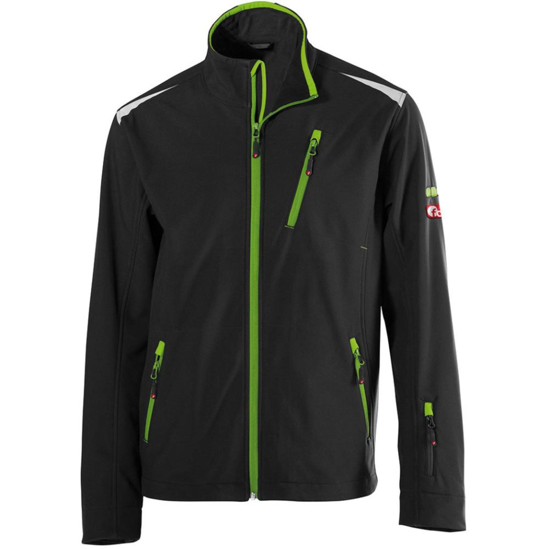 FORTIS Herren Jacke 24, schw./limegreen, Gr. 3XL