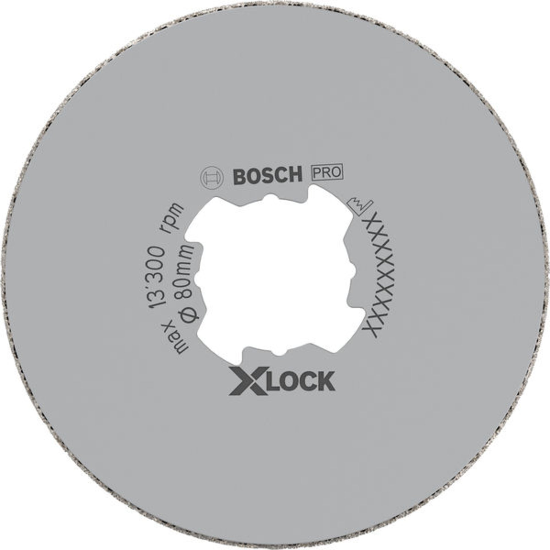 PRO Ceramic dry Trockenbohrkrone, 80 x 35 mm, X-Lock