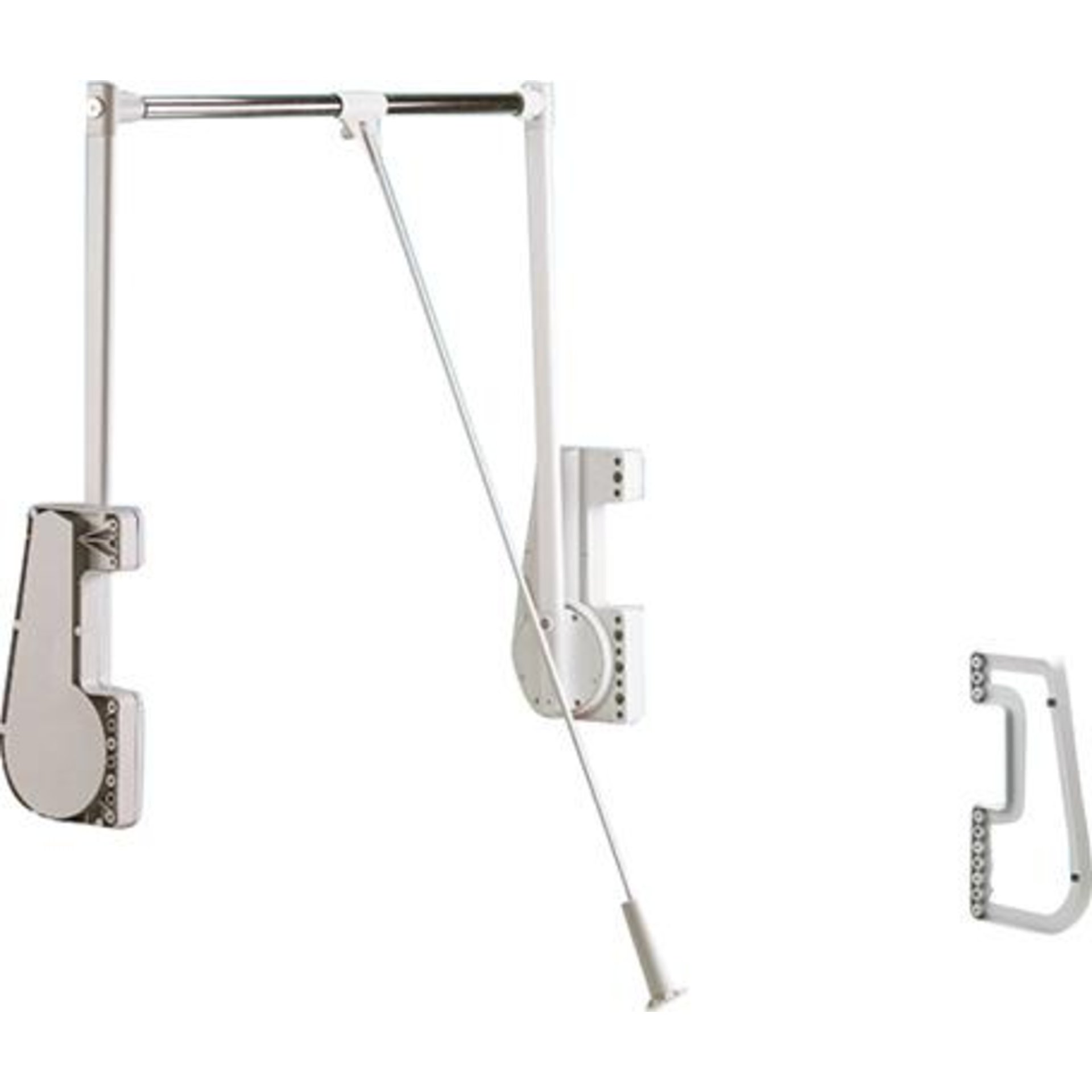 Kleiderlift,42507,750-1150mm,aluoptik