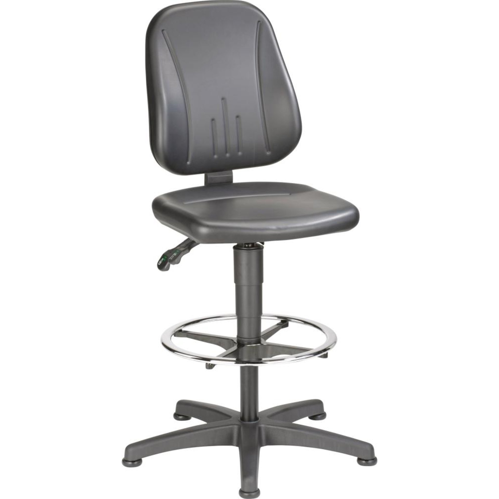 Bimos Arbeitsstuhl 9651-0551 Unitec 3 Sitzhöhe 580-850 mm mit Gleiter, Kunstleder