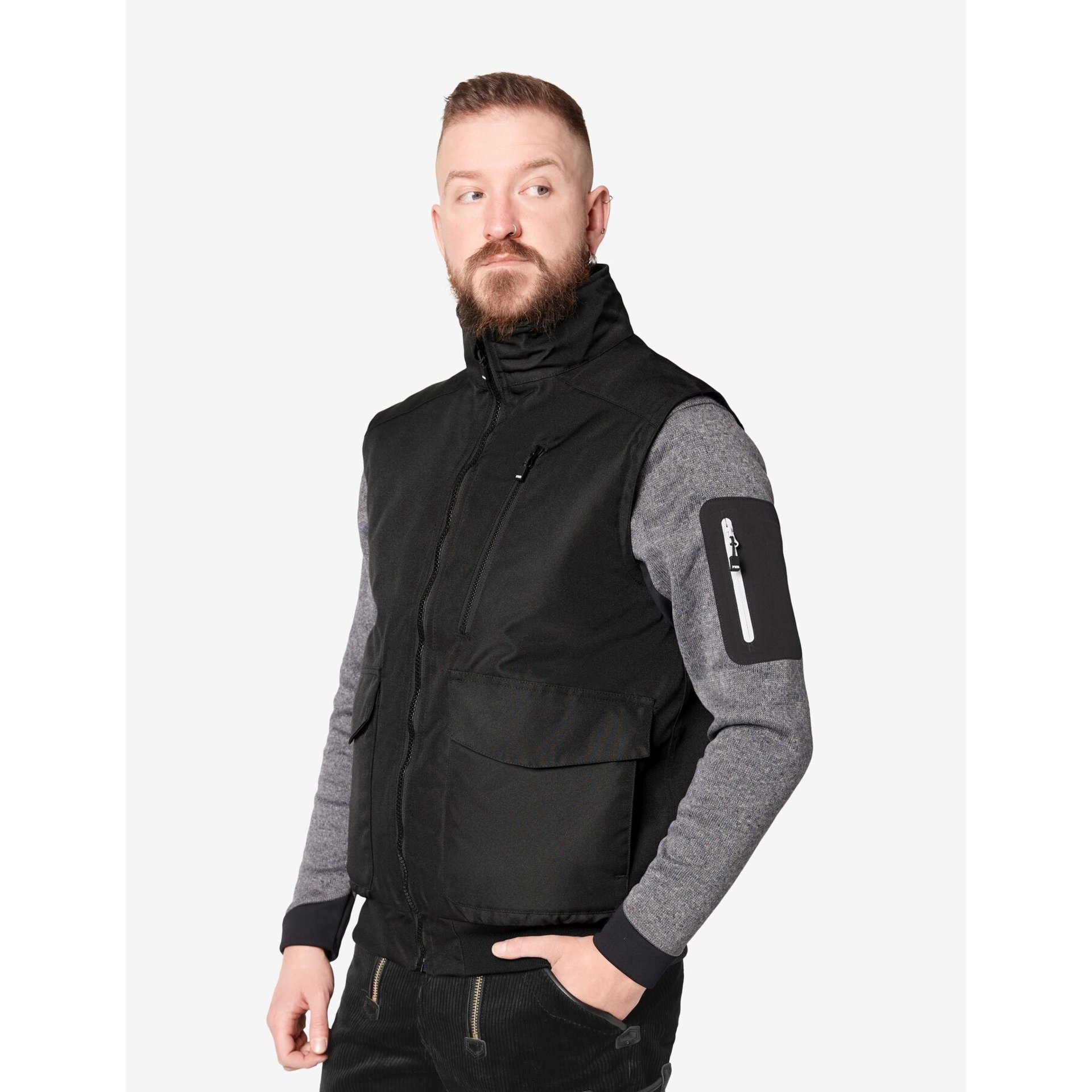 GUIDO Arbeitsweste schwarz L