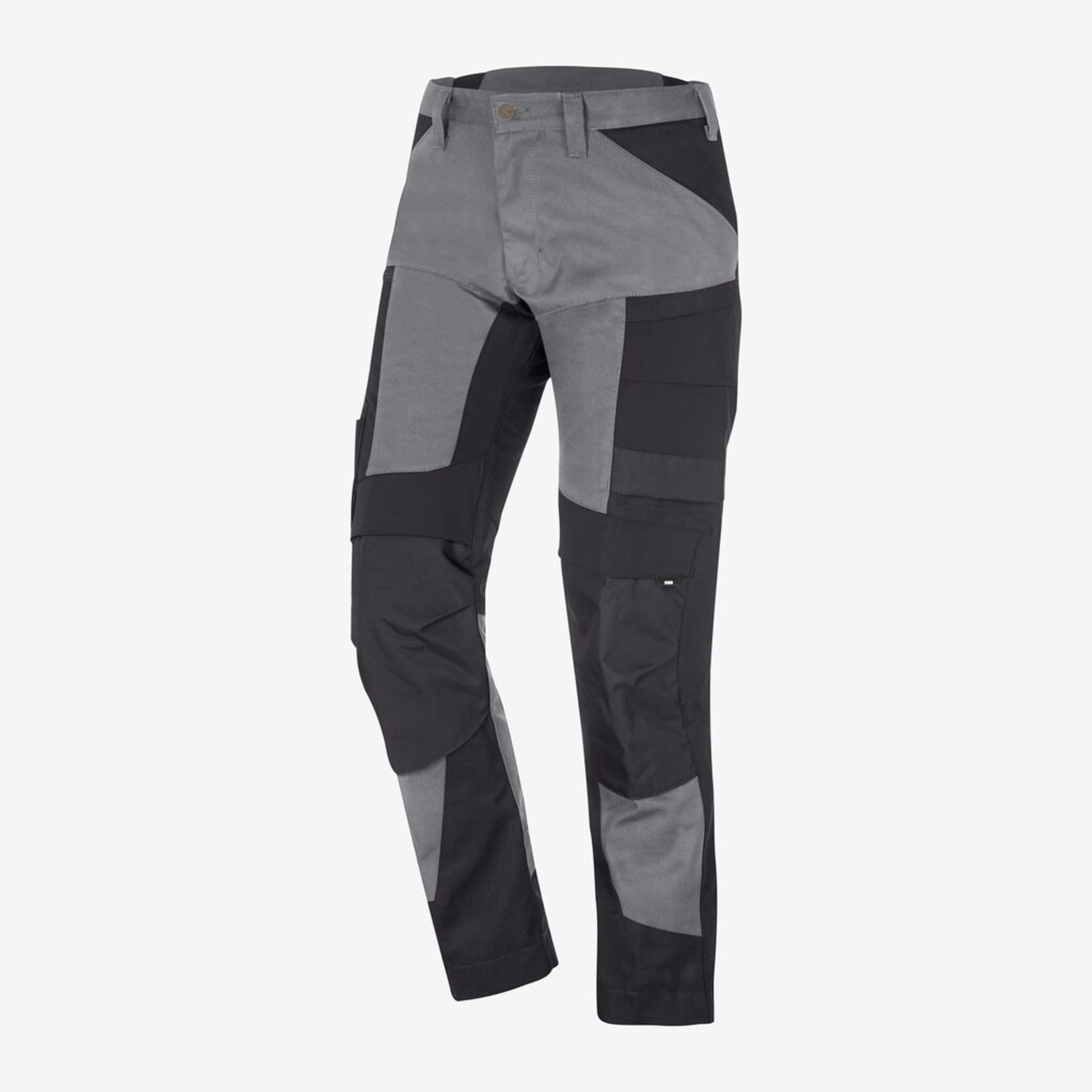 LEO Arbeitshose elastisch grau-schwarz 110