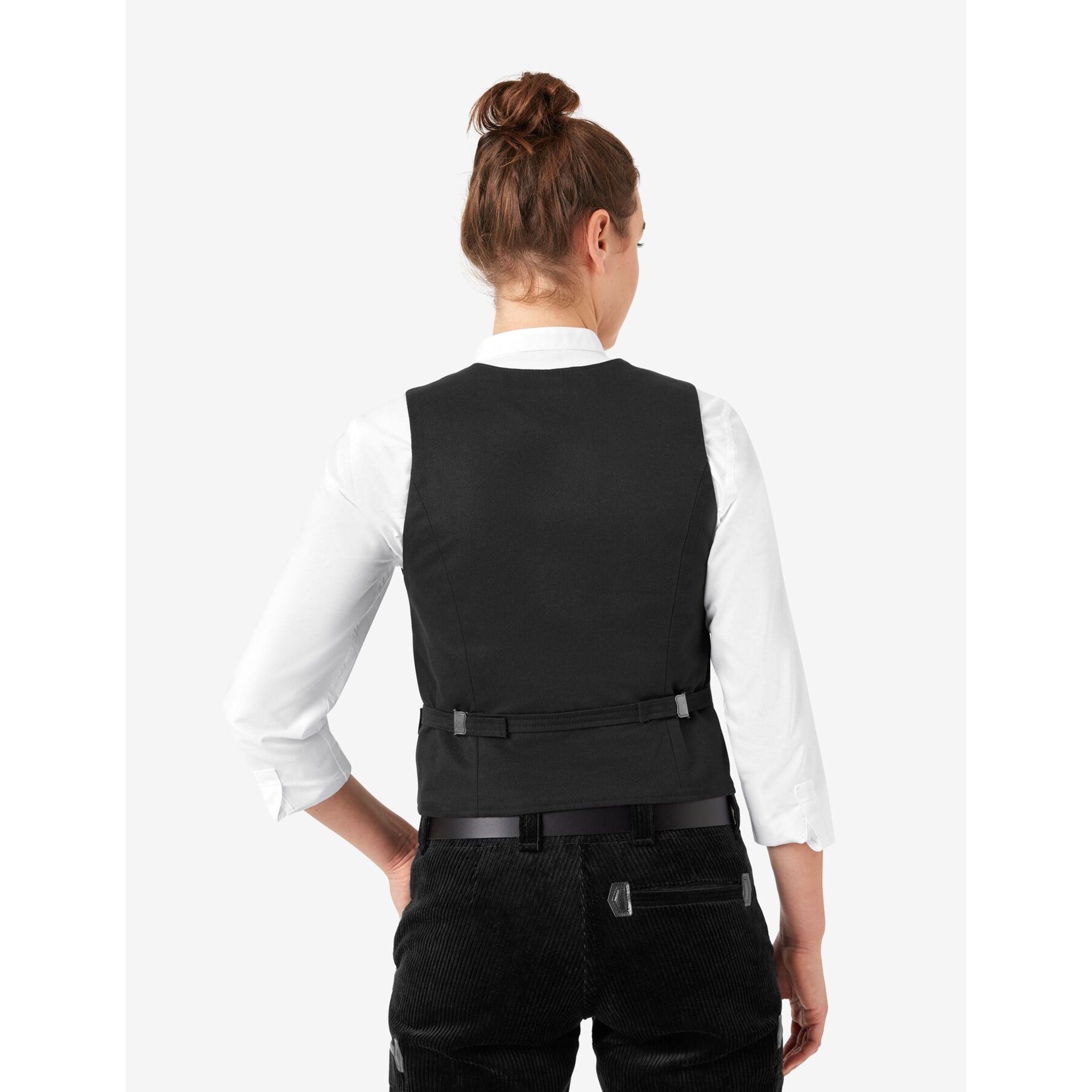 LILLY Zunftweste Trenkercord schwarz 40