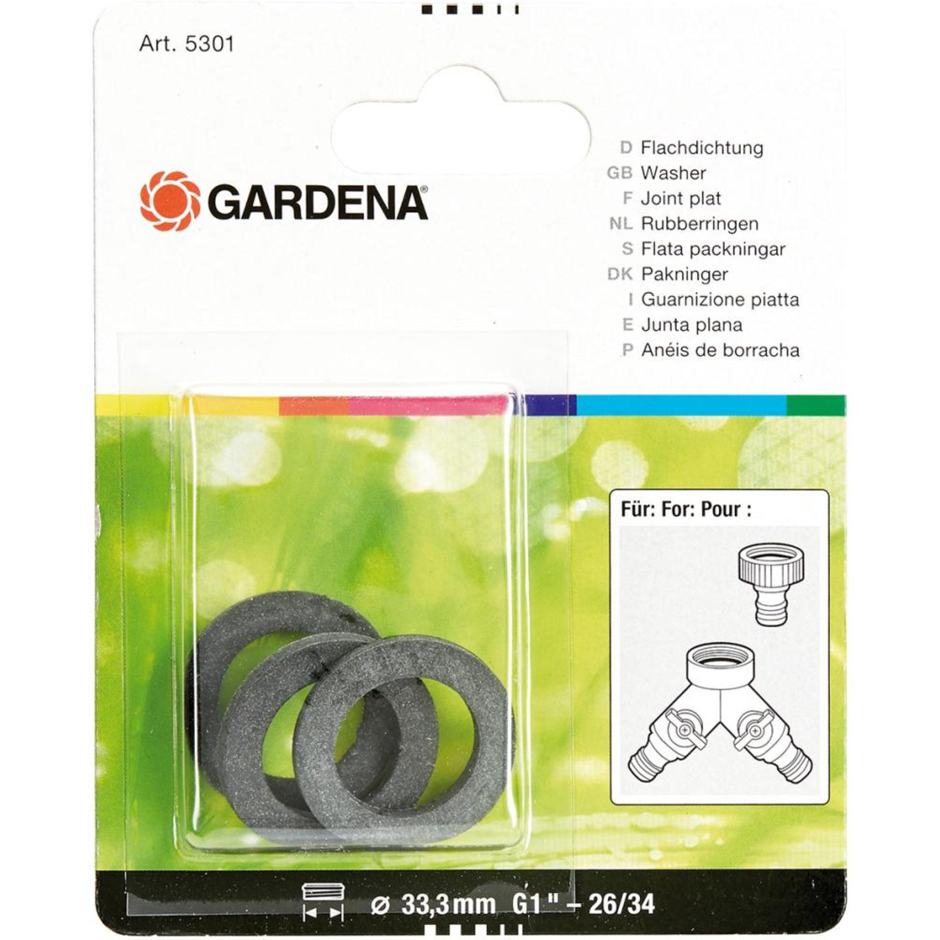 Flachdichtung a 3Stck. für 902,2902,280 Gardena