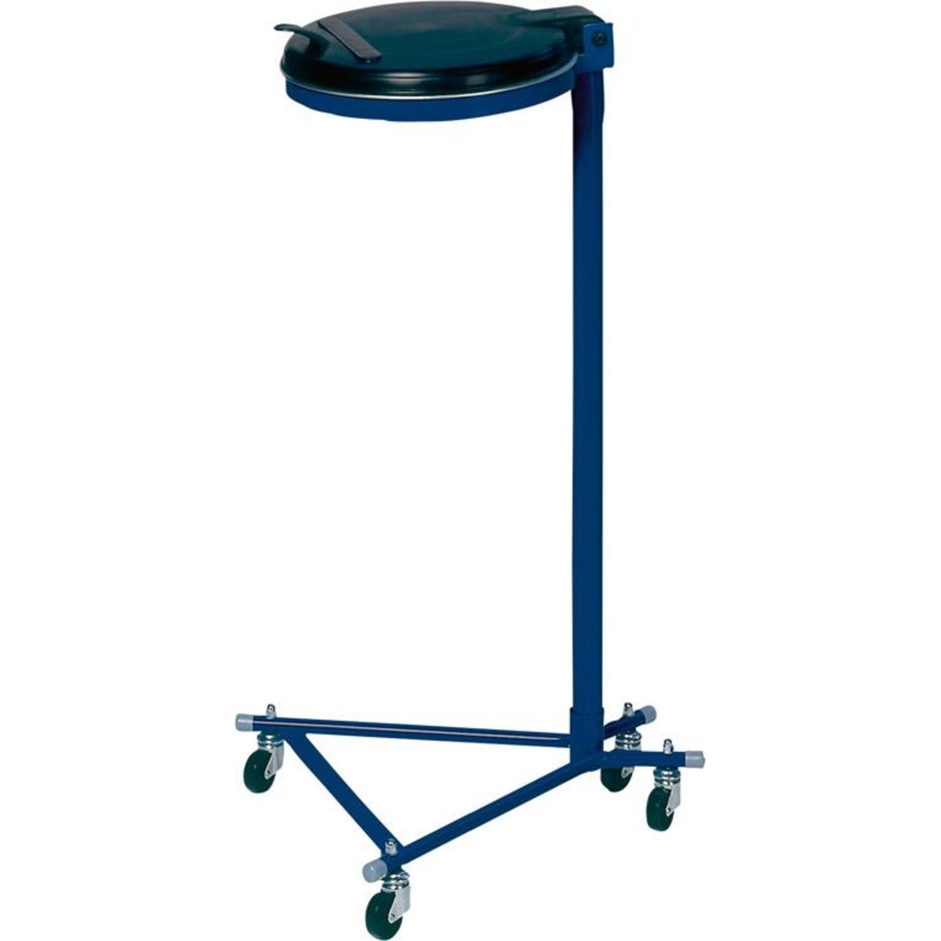 Abfallsammler 120 l blau fahrbar 4 Rll. KS-Deckel VAR