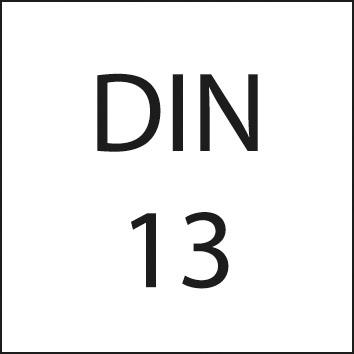 Format Gewinde-Ausschußlehrdorn 6H M45x2,0
