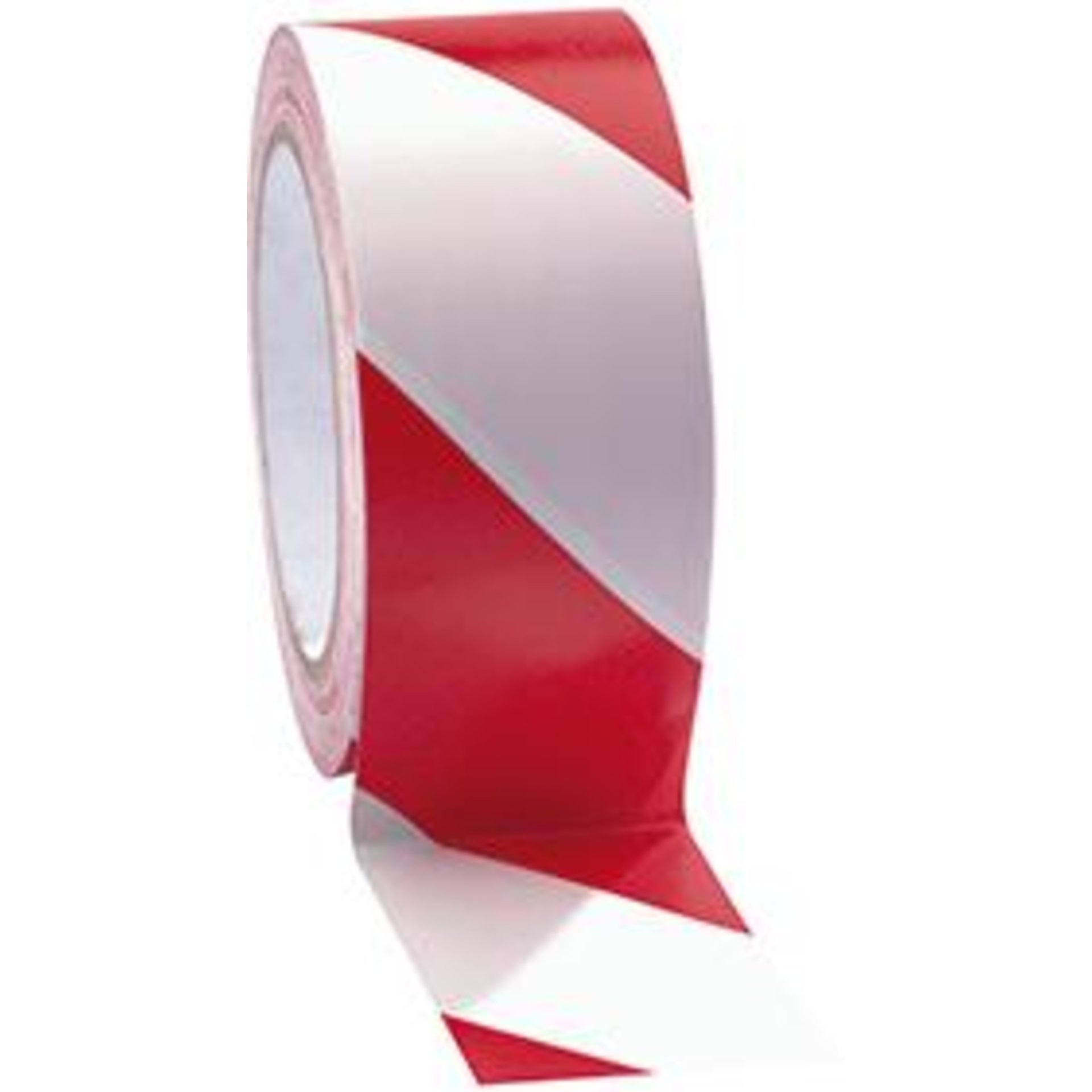 Bodenmarkierband COBAtape rot/weiß B50mm x L33m
