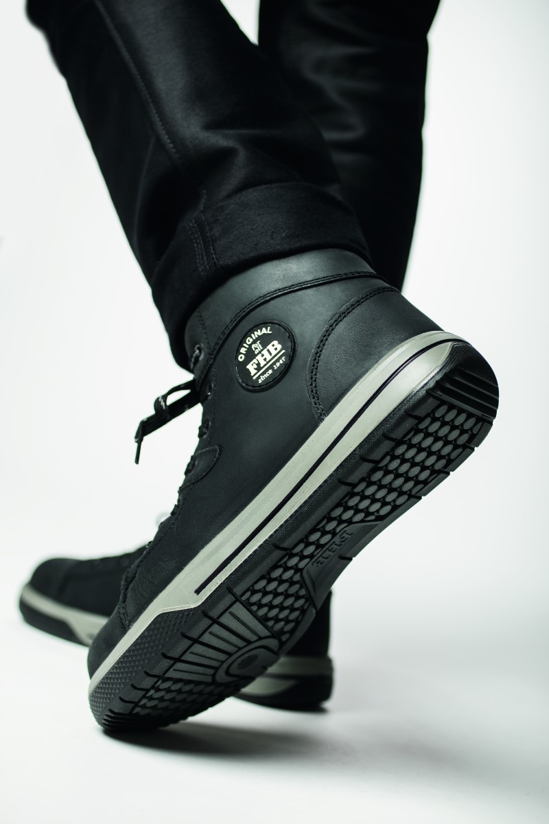 FHB LINUS S3 Sneaker EN ISO 20345-2011-S3 hoch schwarz Gr. 42