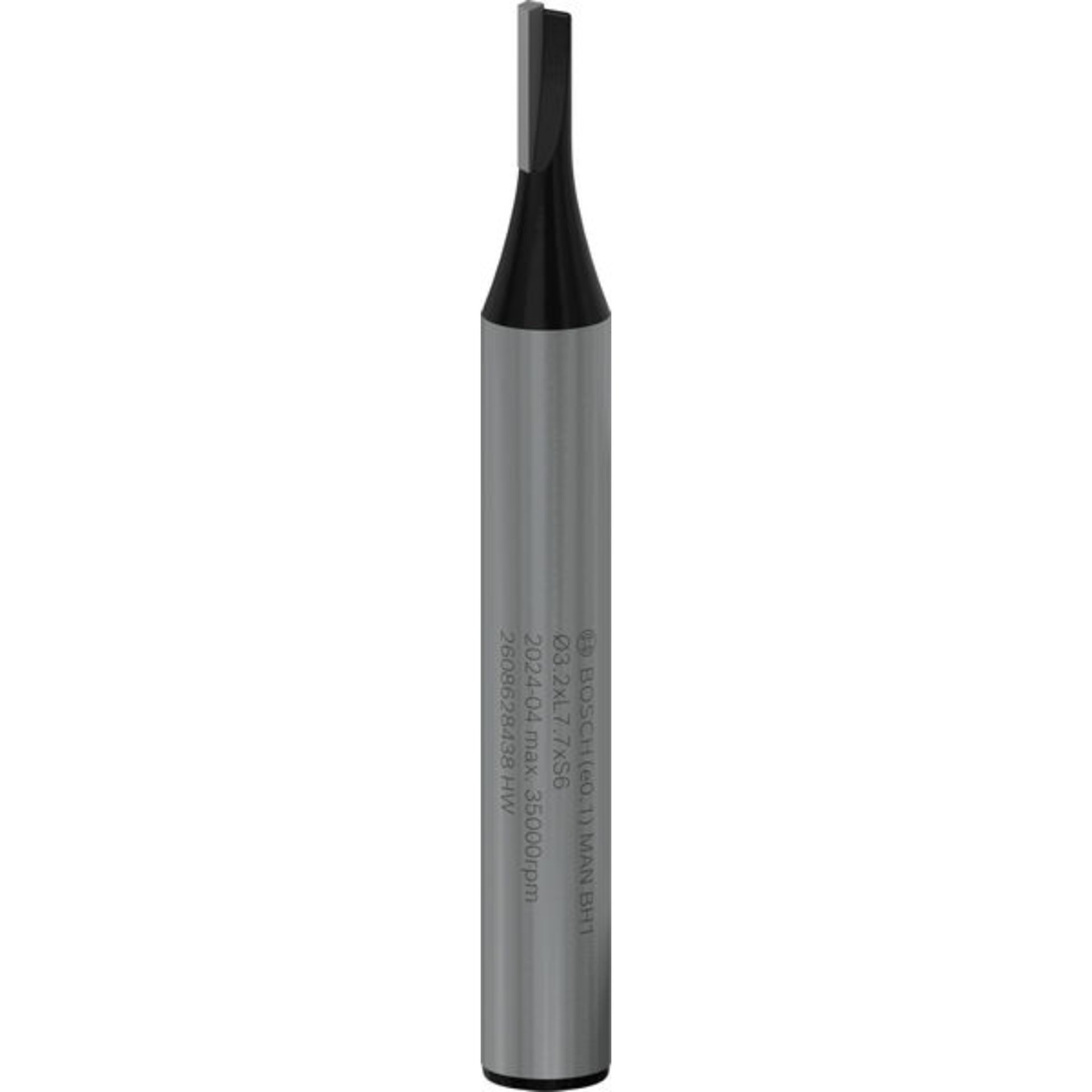 PRO Nutfräser, einschneidig, Ø 3,2 x L 7,7, Schaft 6 mm
