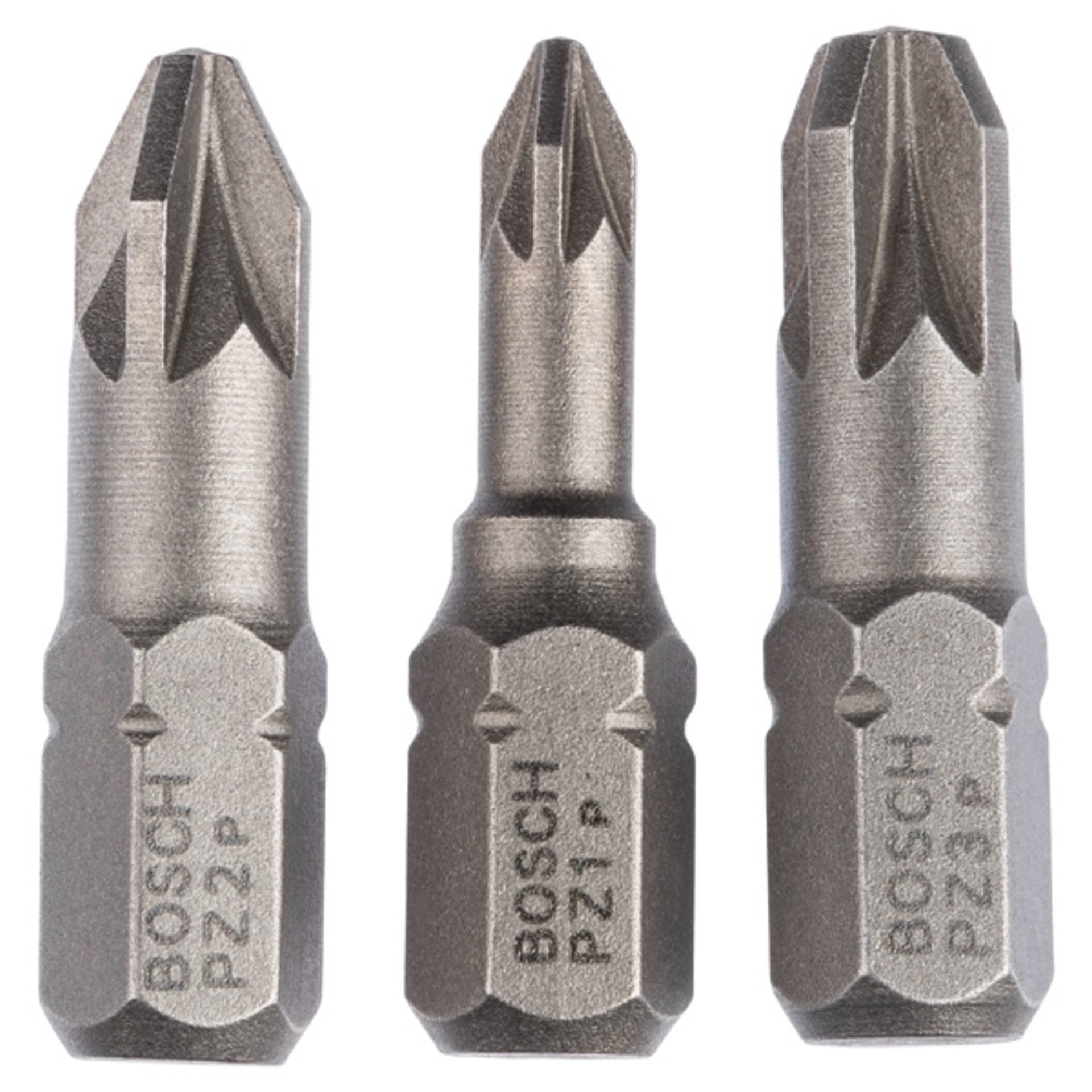 Schrauberbit-Set, Extra Hard, 3-tlg., PZ1, PZ2, PZ3, 25 mm