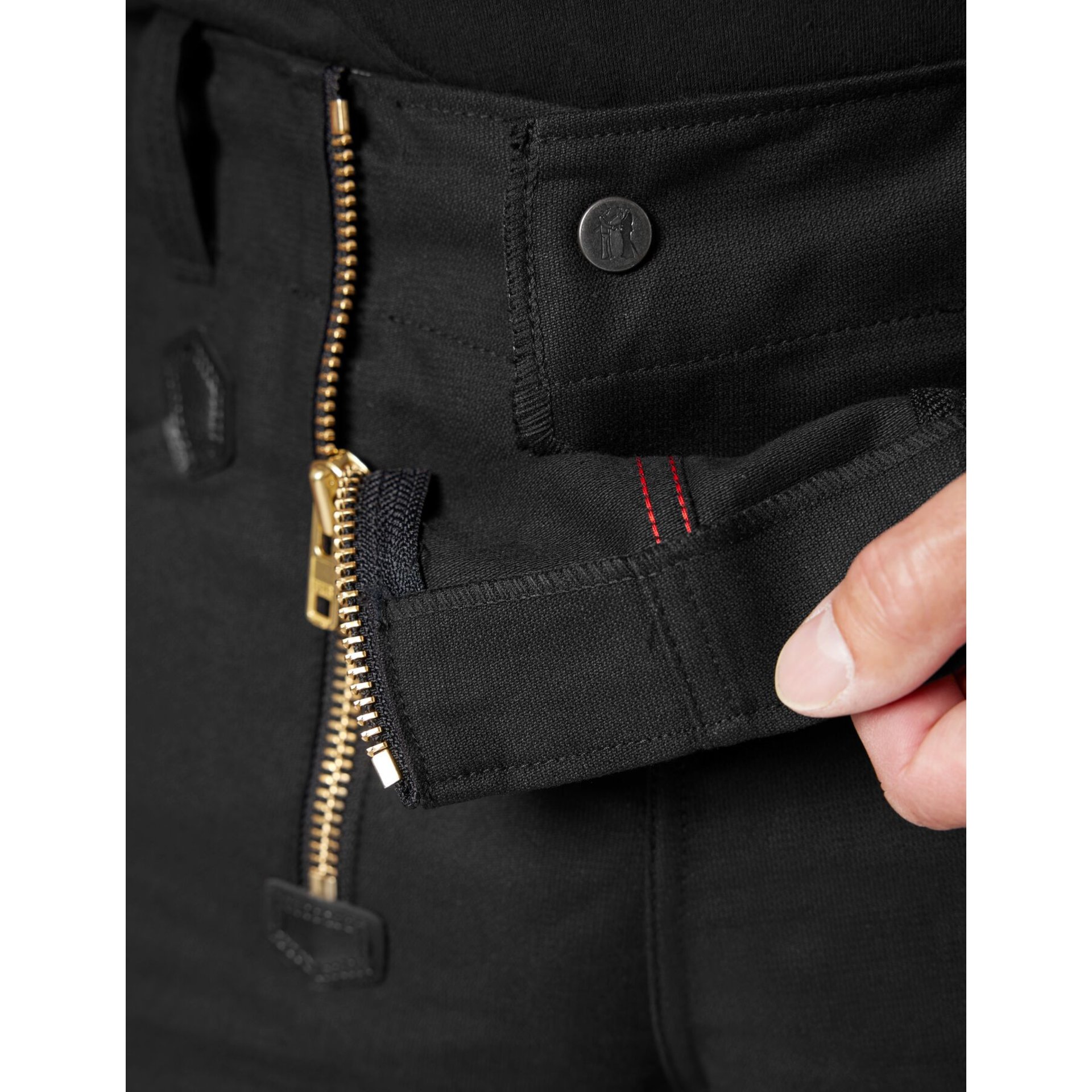 JO Zunft-Shorts kurz Rips-Moleskin schwarz 50