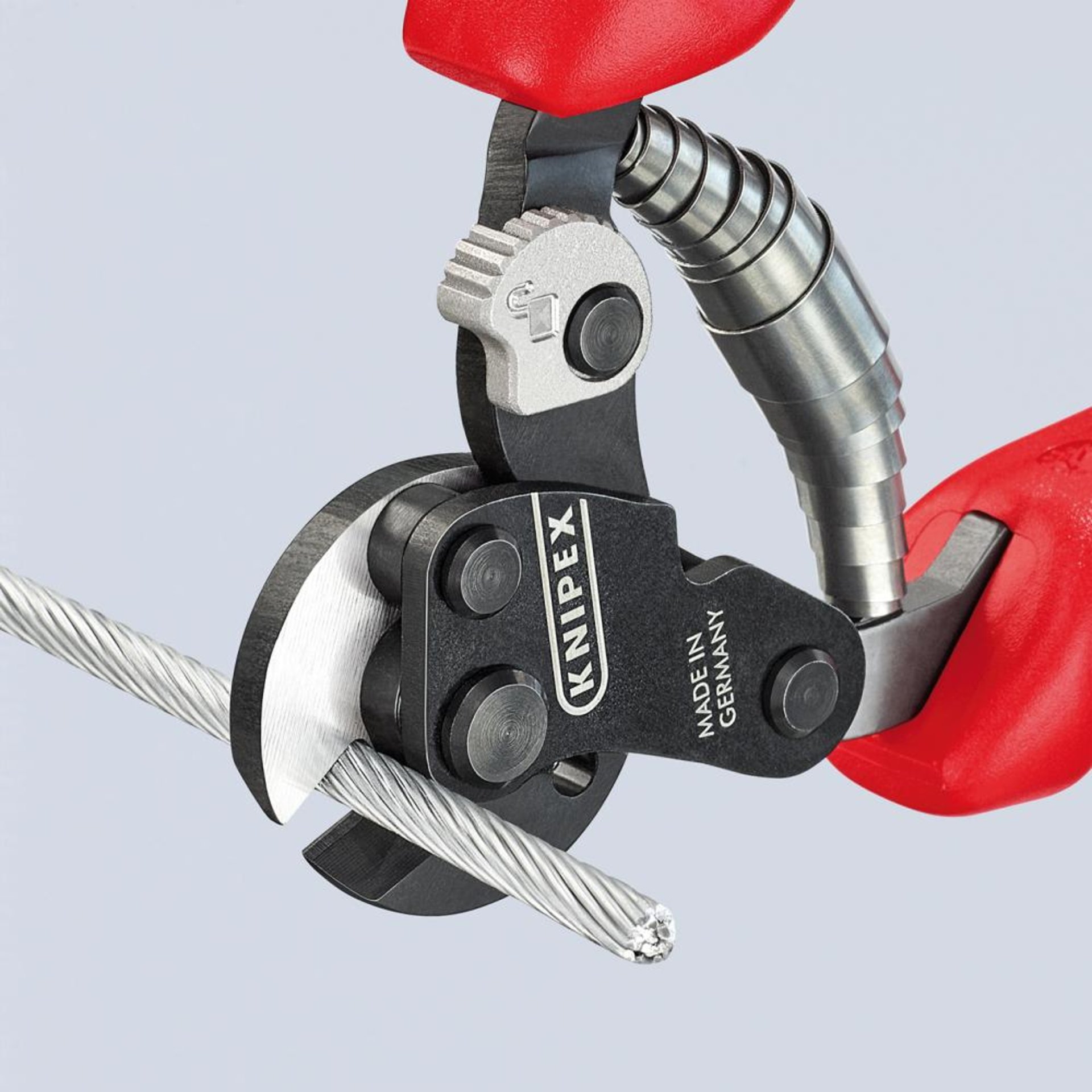 Drahtseilschere mit Mehrkomponenten-Griffen 160mm KNIPEX