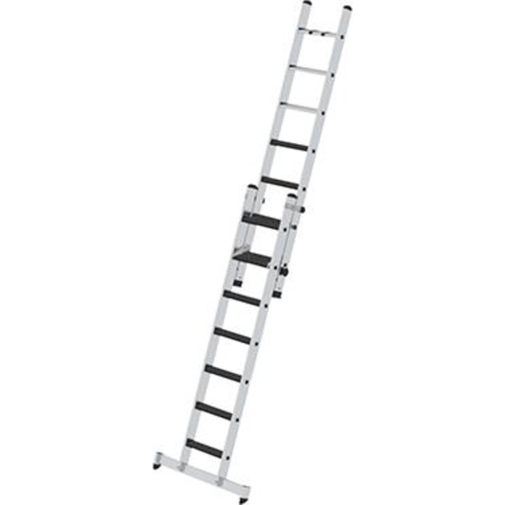Stufen-Schiebeleiter, 2-teilig, mit nivello®-Traverse