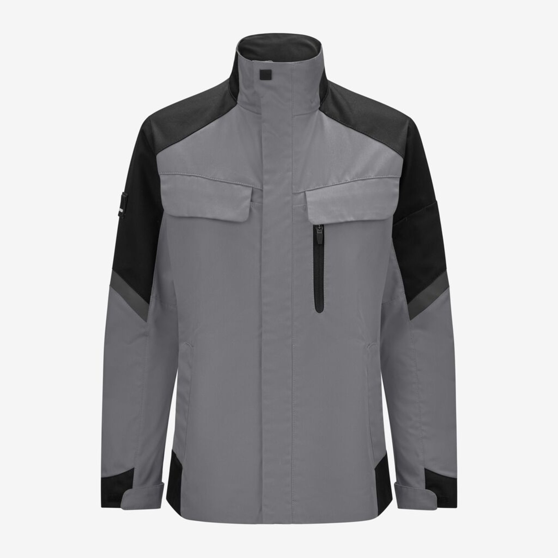 ANDREA Arbeitsjacke Damen grau-schwarz XS