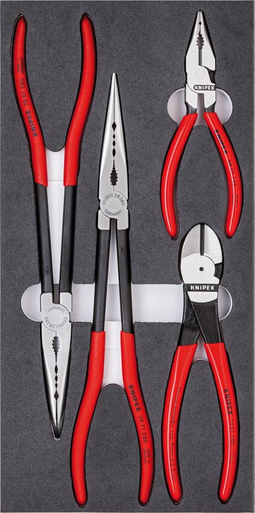 Knipex Zangen-Set KFZ 4tlg.Schaumeinlage