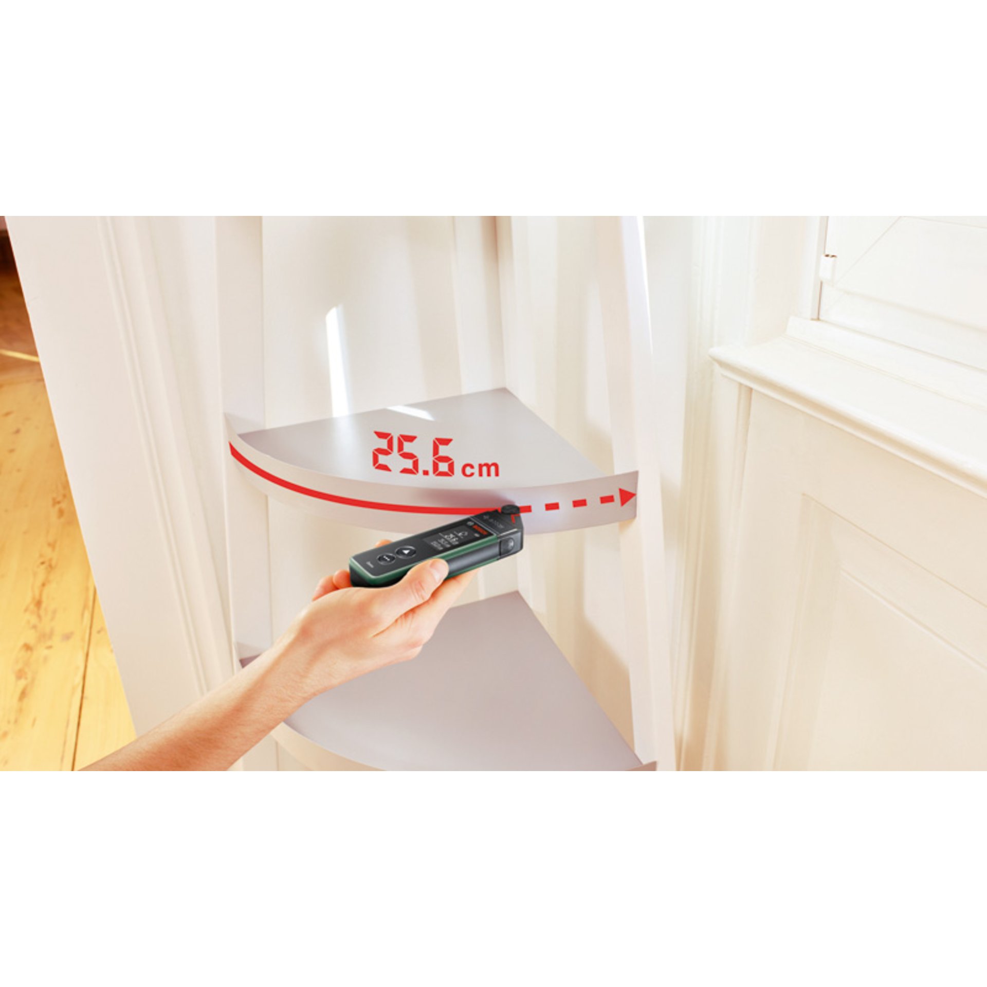 Digitaler Laser-Entfernungsmesser Zamo Set, eCommerce-Karton