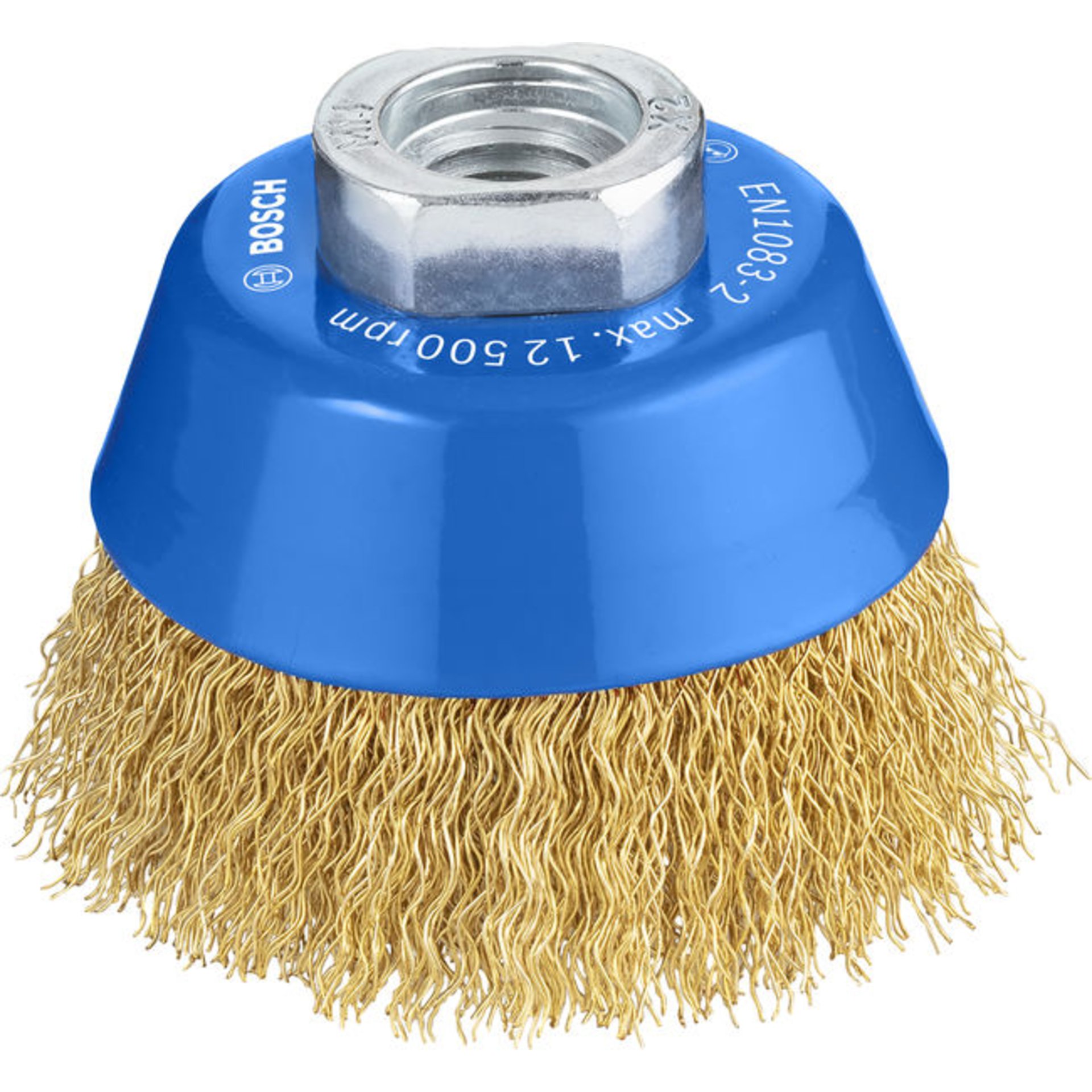 PRO Metal clean Topfbürste, 70 x 0,30 mm, Gewinde, vermessingt