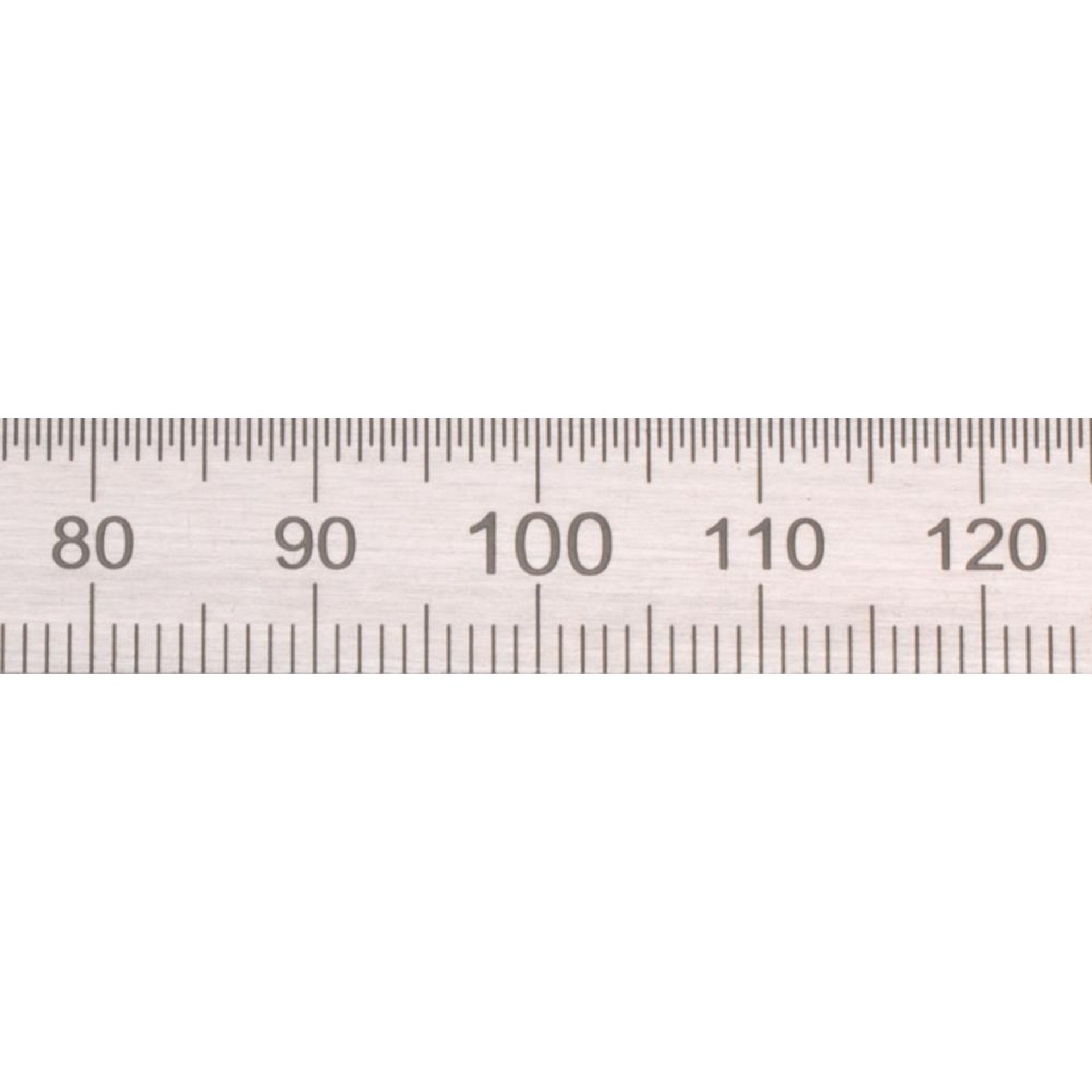 Biegsamer Stahlmaßstab 200x13x0,5mm 1/2 INOX HP