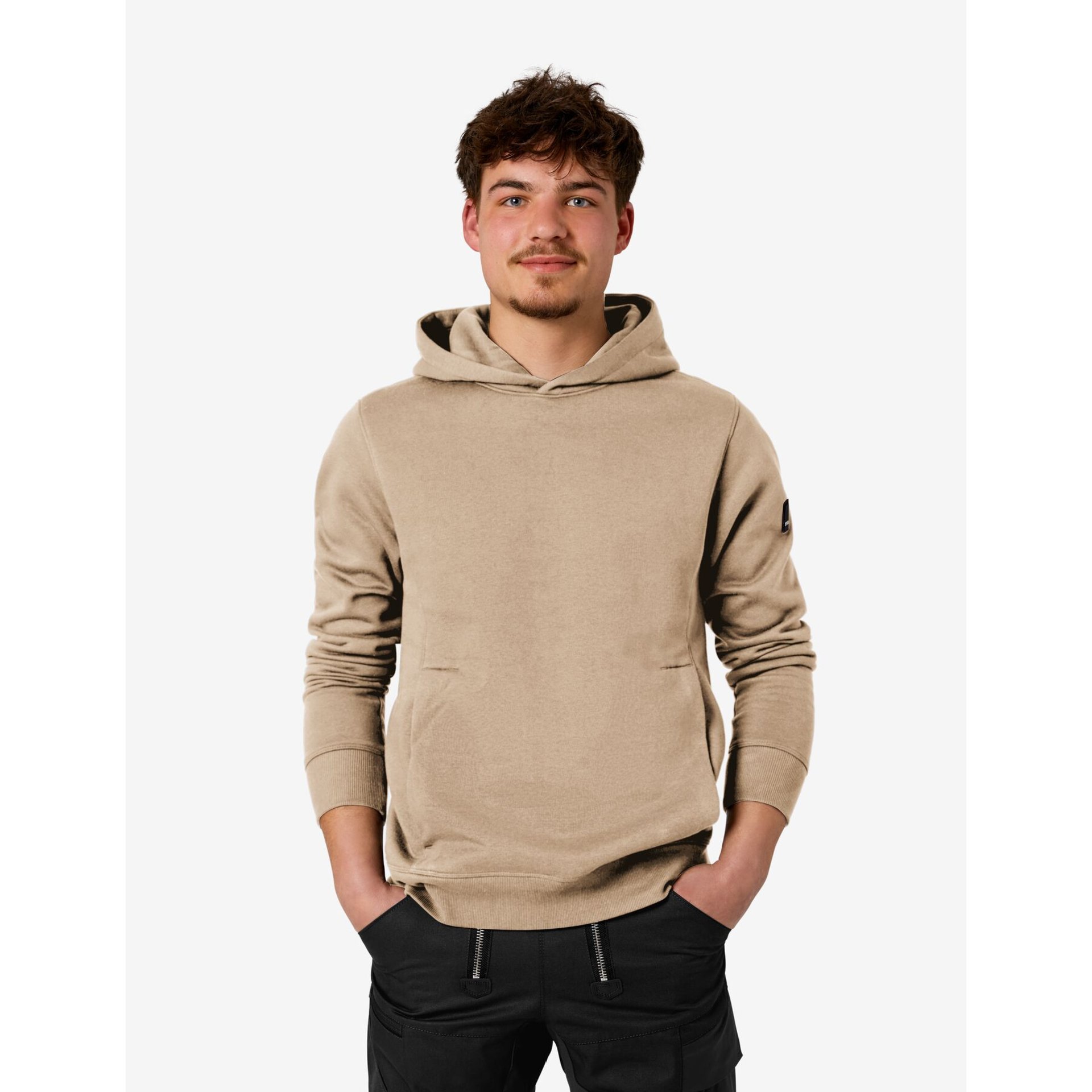 BENNET Hoodie unisex beige XL