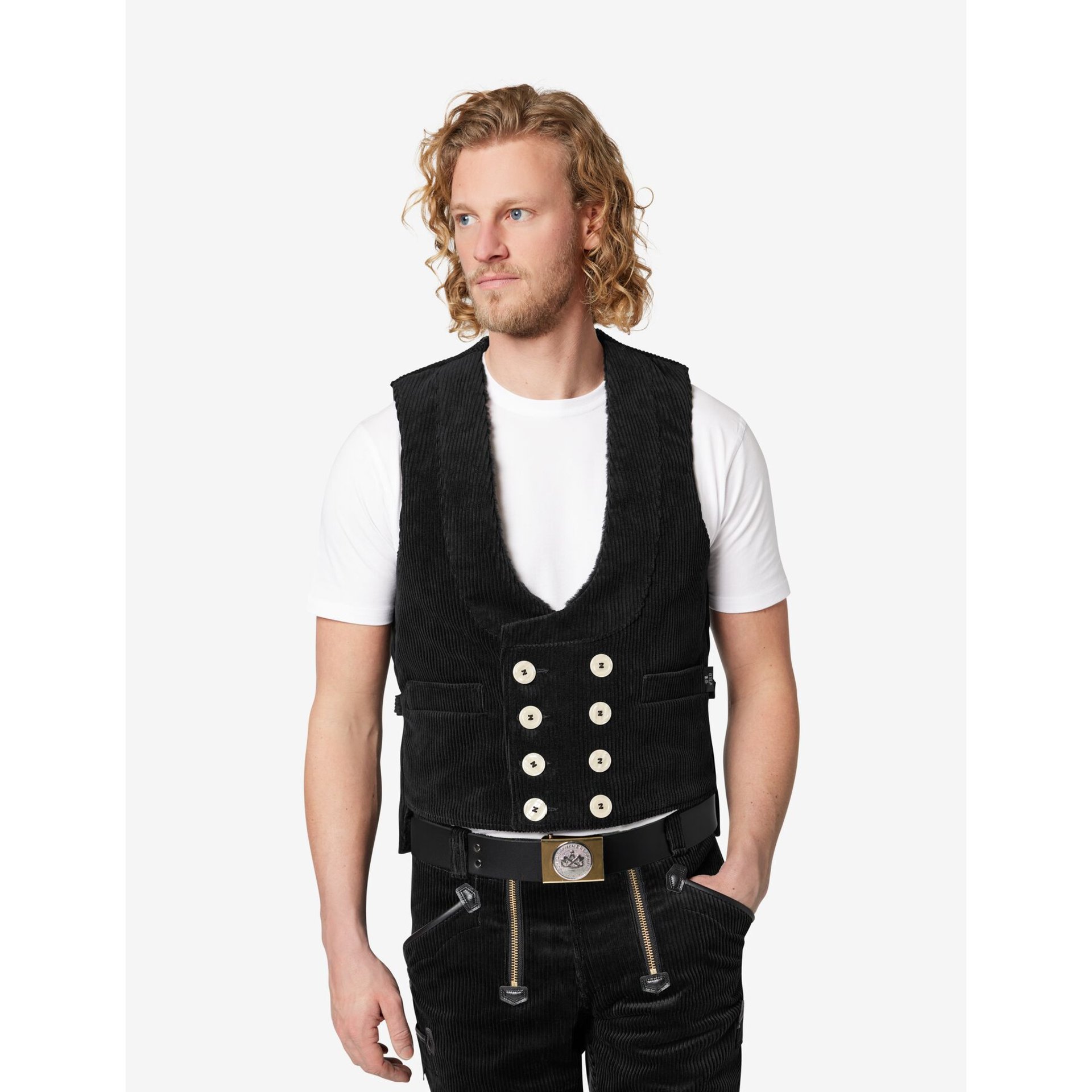 THOMAS Zunftweste Trenkercord schwarz 94