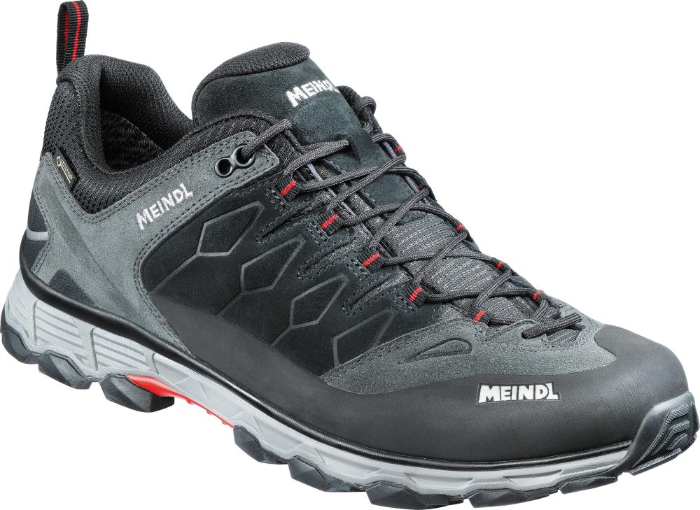 Meindl Freizeitschuh Lite Trail GTX,anthrazit/rot,Gr.9,5