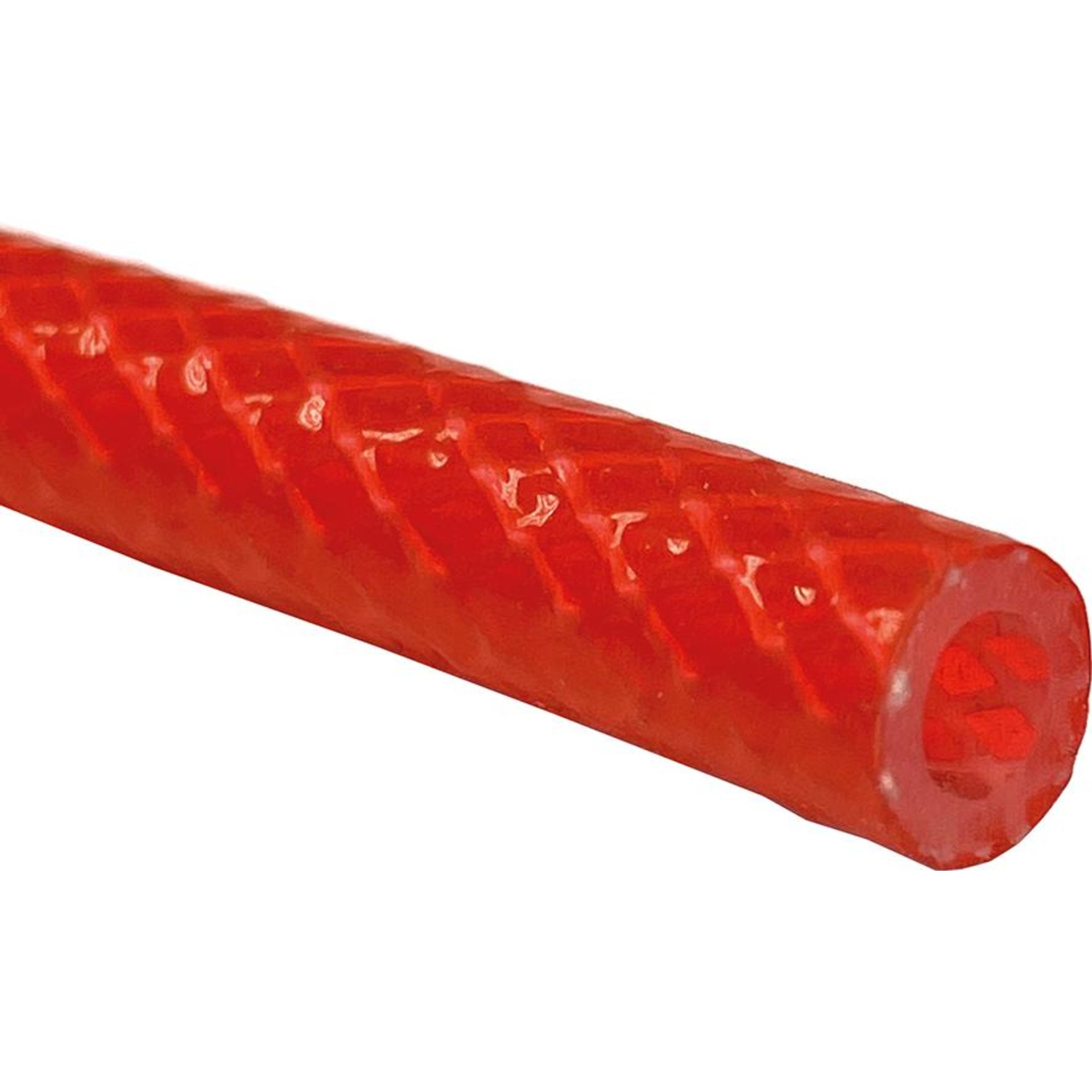 Silikonschlauch rot mit Einlage, 6x3mm, 25m